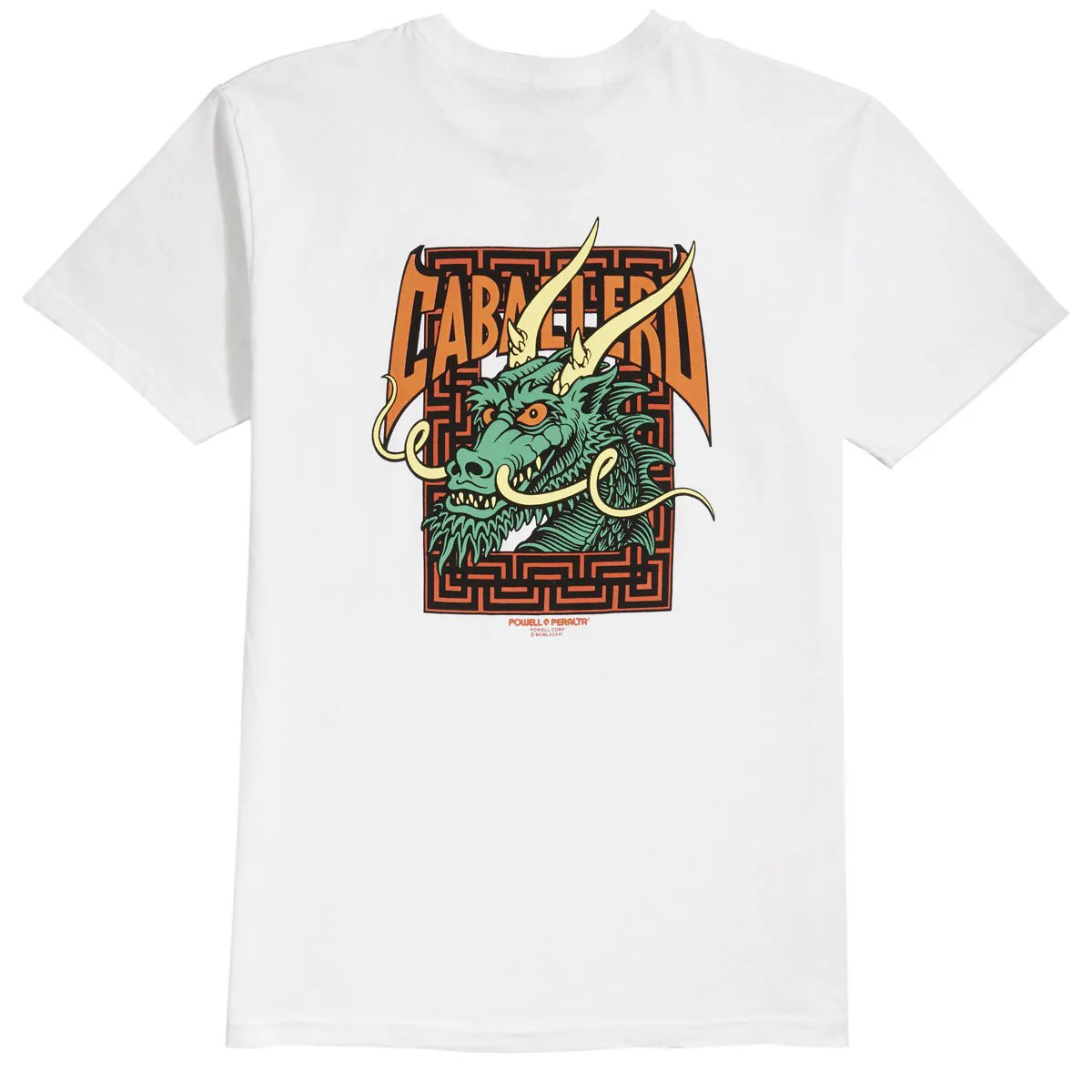 Powell-Peralta Cab Street Dragon T-Shirt - White