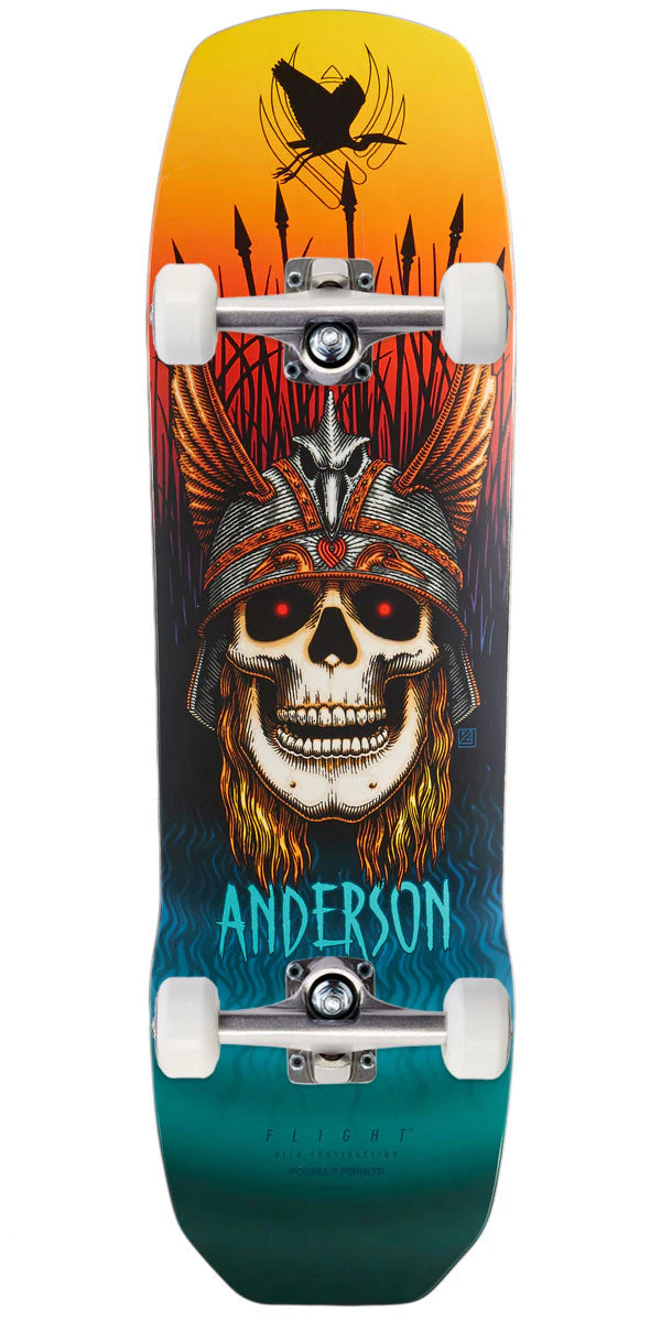 Powell-Peralta Flight Andy Anderson Crane Skull Skateboard Complete - 8.45"