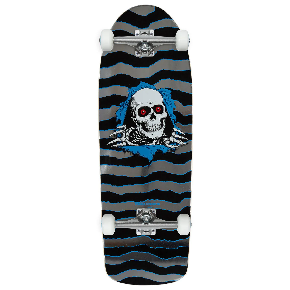 Powell-Peralta Ripper OG 16 Skateboard Complete - Silver Foil - 10.00"