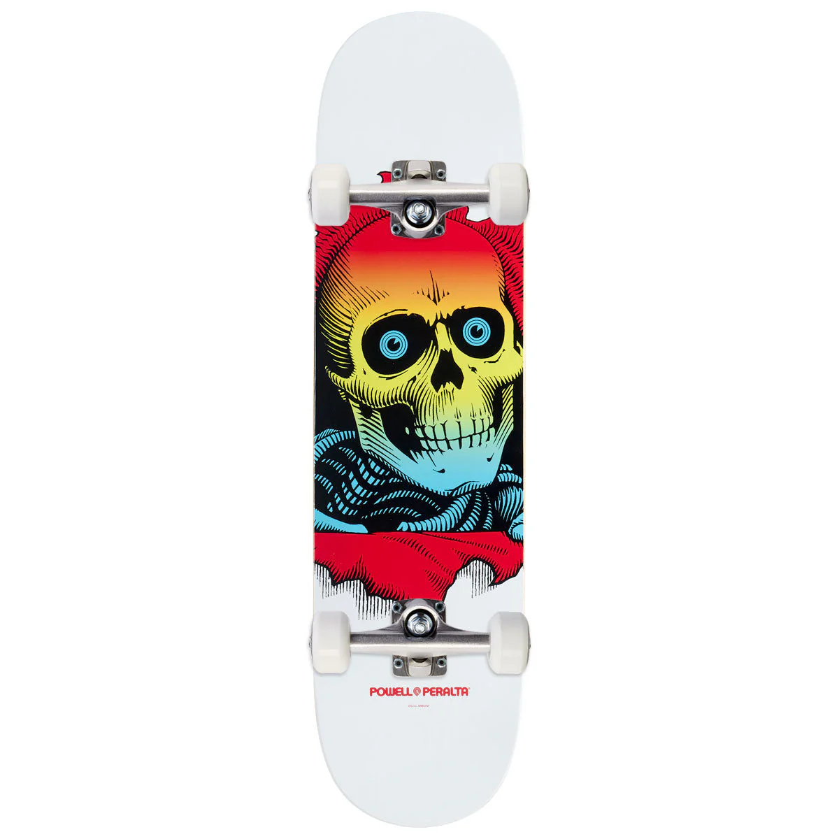 Powell-Peralta Ripper Skateboard Complete - Yellow Fade/White - 8.00"