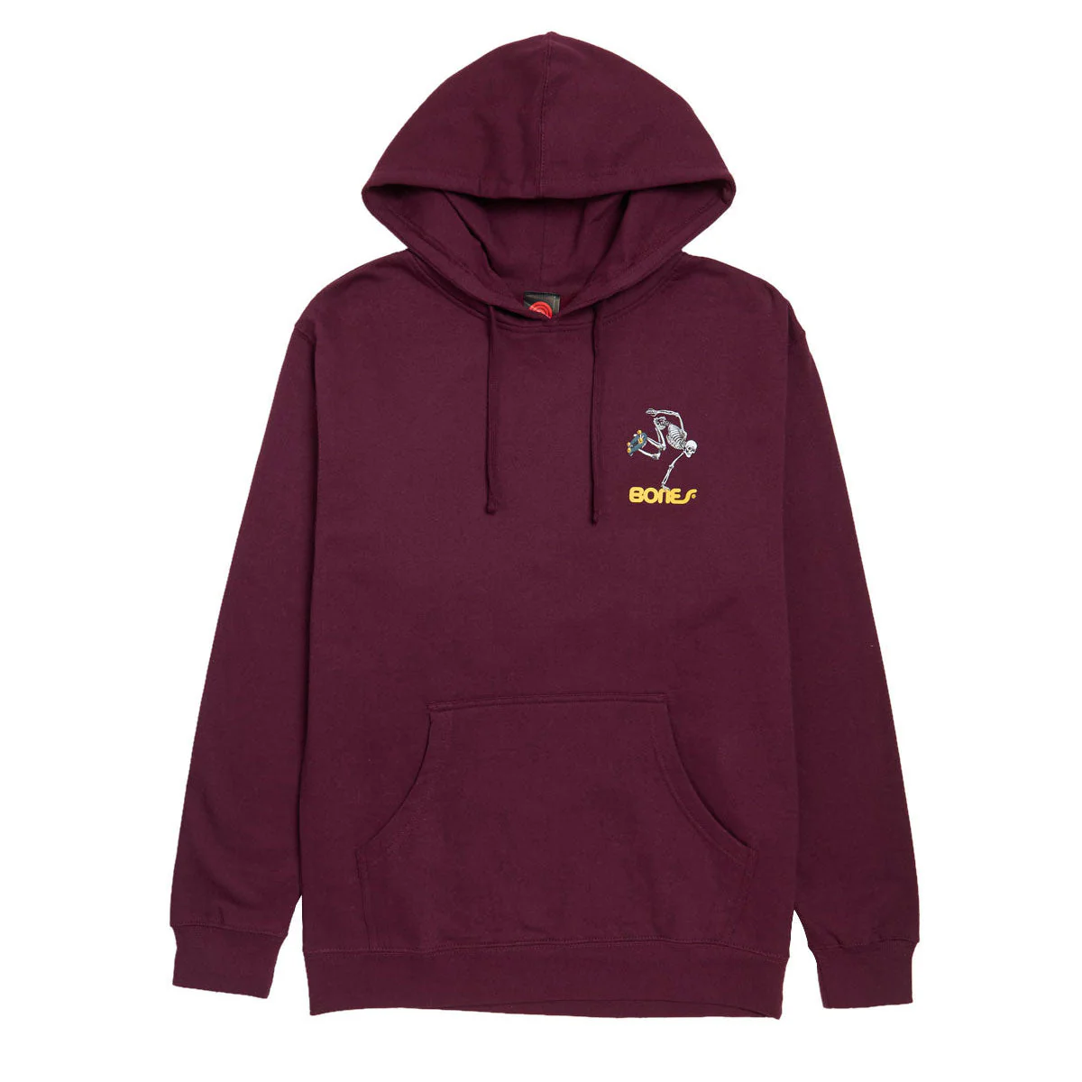 Powell-Peralta Skateboard Skeleton Hoodie - Maroon - Image 2