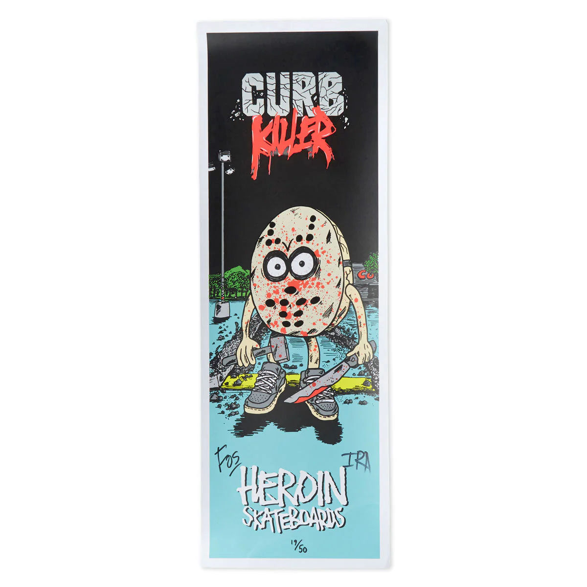 Pragmatic Prints x Heroin Curb Killer Print - Blue
