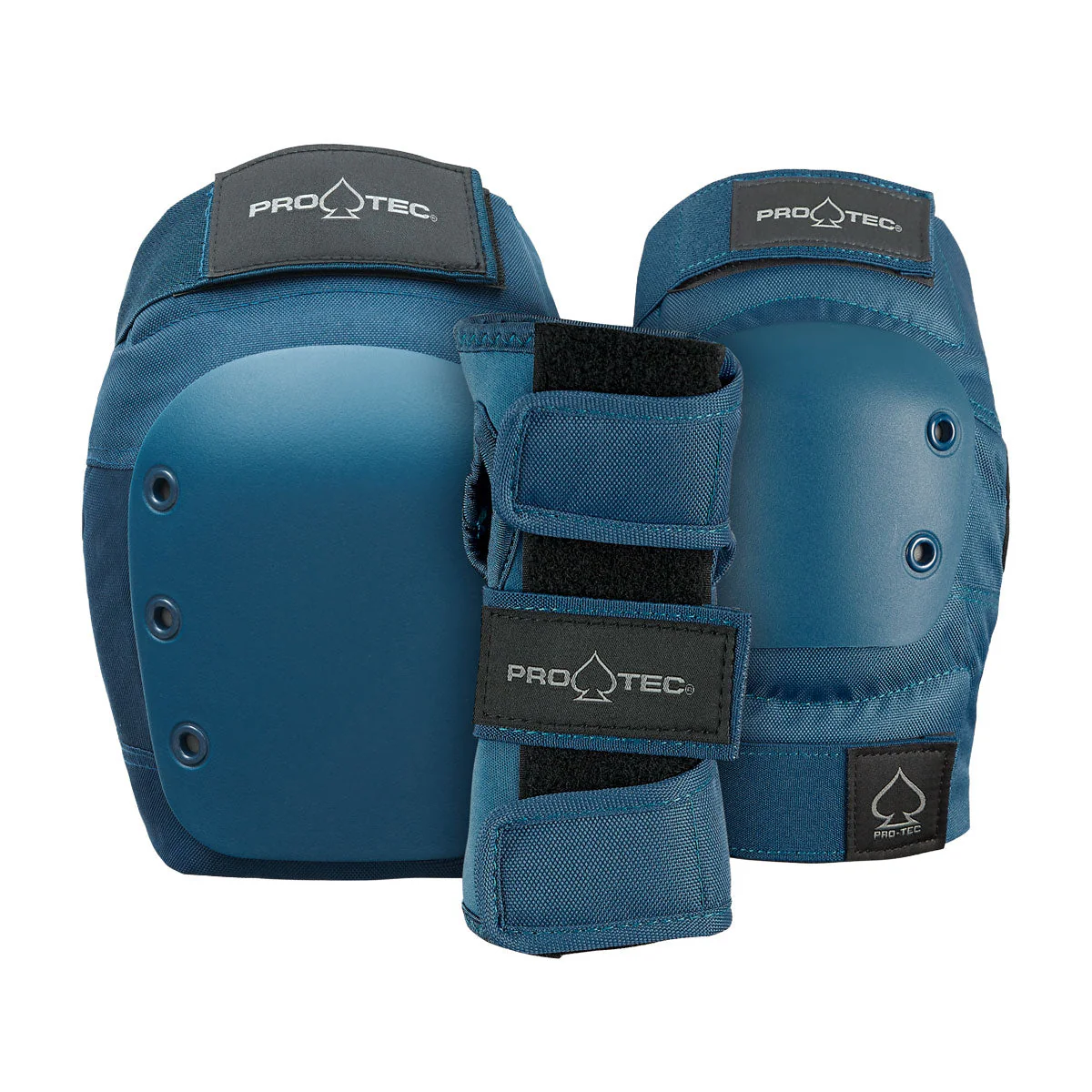 Pro-Tec JR 3 Pack Open Back Pads - Blue