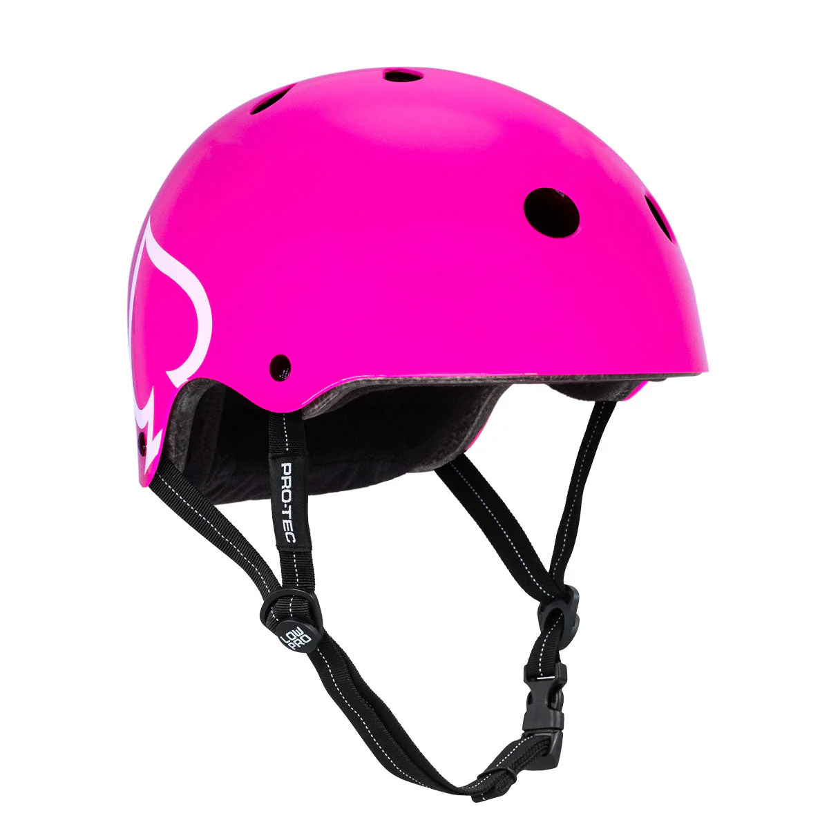 Pro-Tec Low Pro Helmet - Pink Glossy - Image 4
