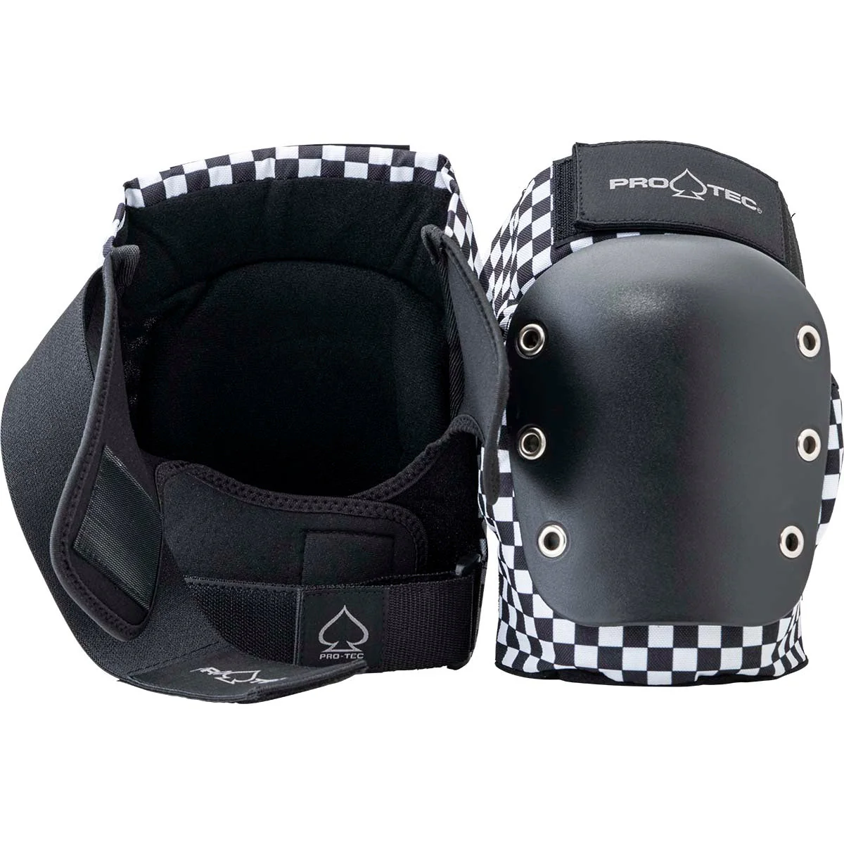 Pro-Tec Street Knee/Elbow Open Back Set of Pads - Checker - Image 2