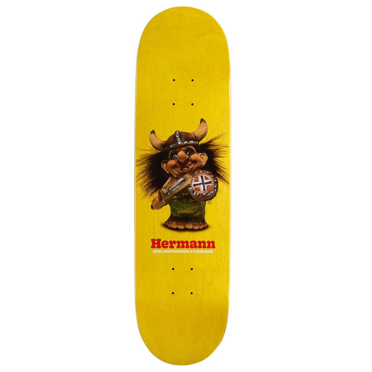 Real Hermann Trolldom Skateboard Deck - 8.50"