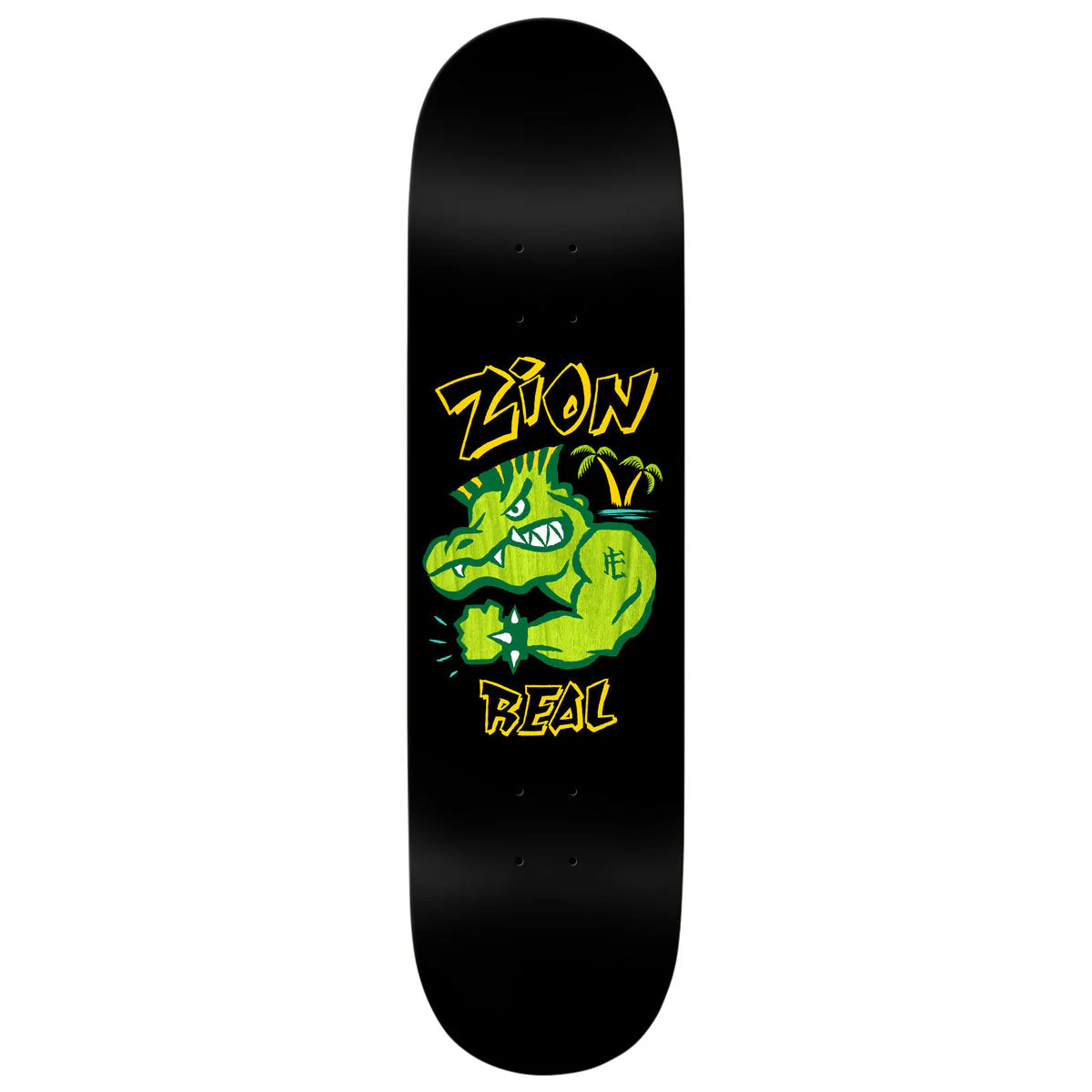 Real Zion Bad Gator Heavyweight Skateboard Deck - 8.50"