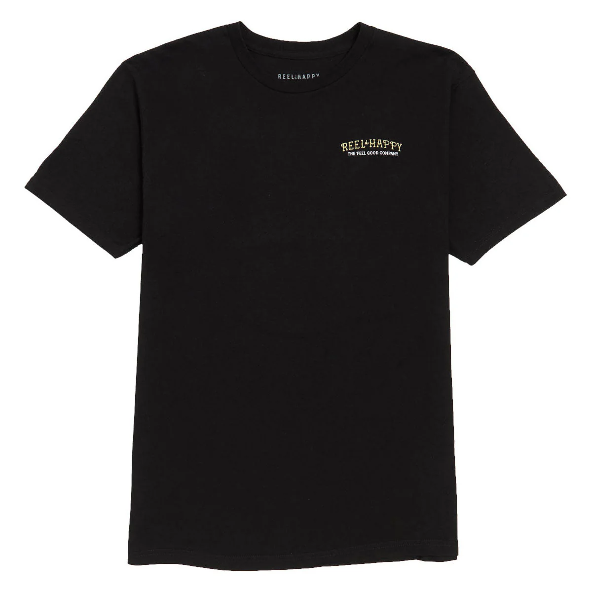 Reel Happy Easy Life T-Shirt - Black - Image 2