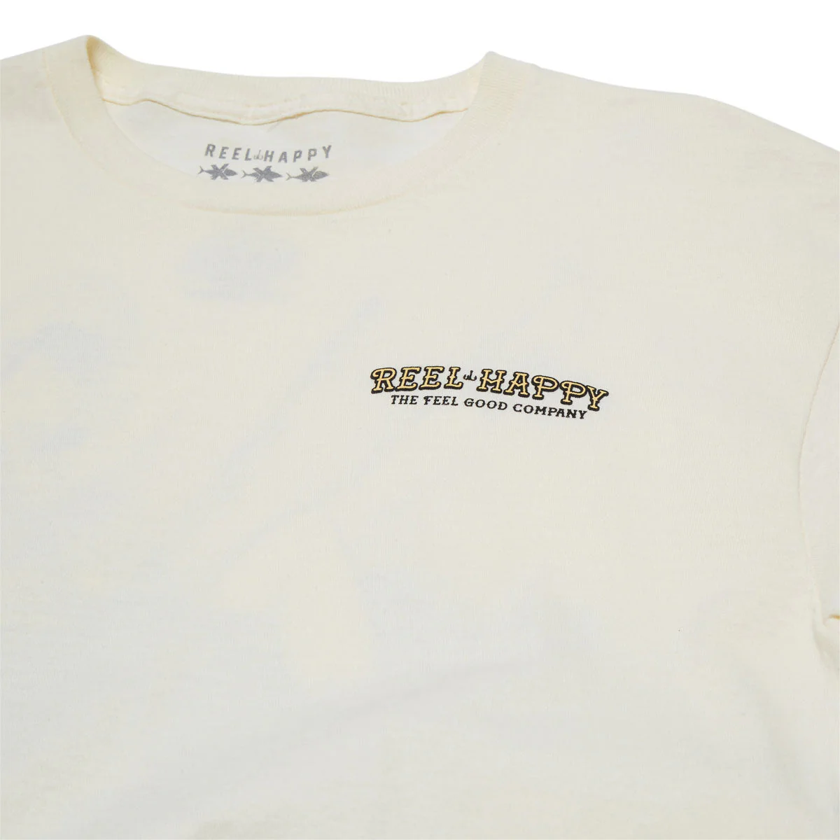 Reel Happy Easy Life T-Shirt - Natural - Image 3