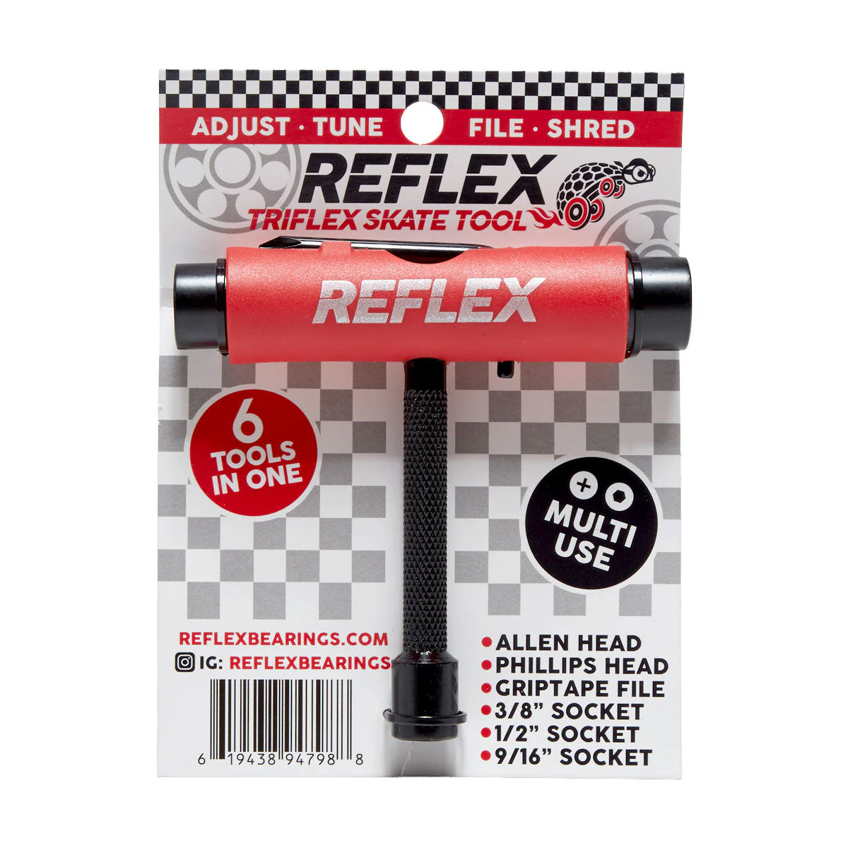 Reflex TriFlex Tool - Red