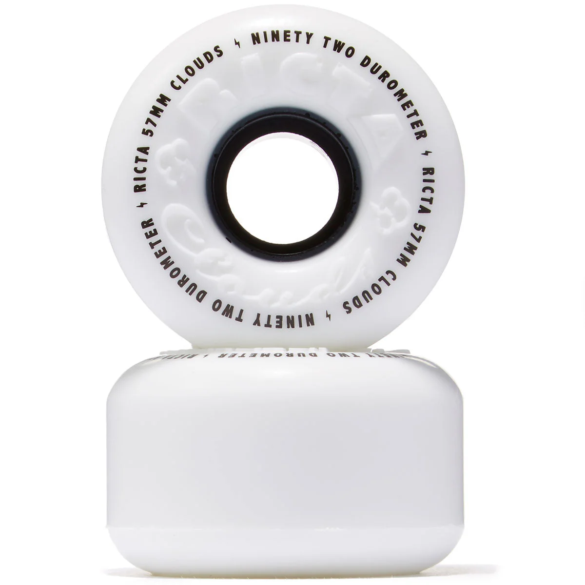 Ricta Clouds 92a Skateboard Wheels - Black - 54mm - Image 2