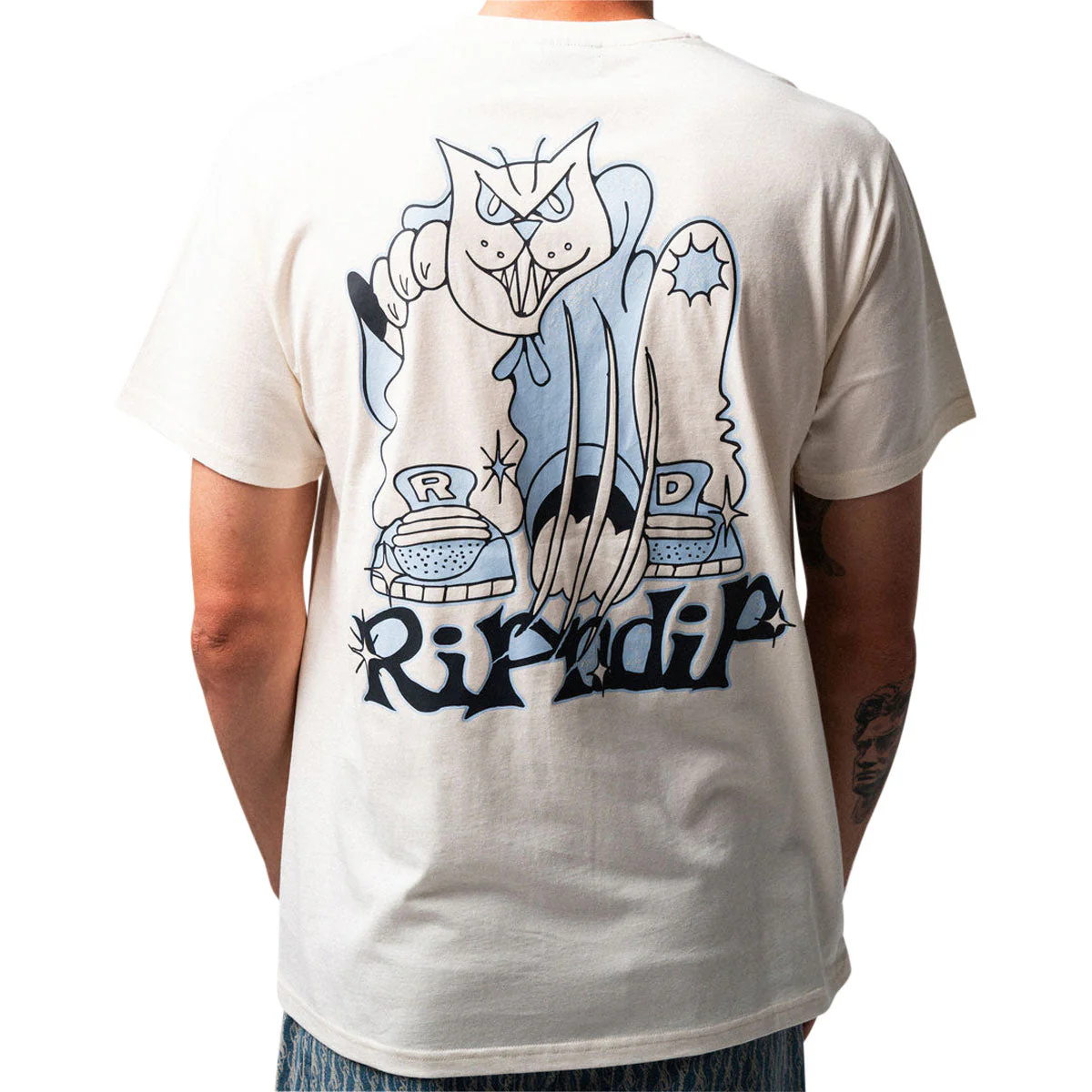 RIPNDIP Claws T-Shirt - Bone - Image 3