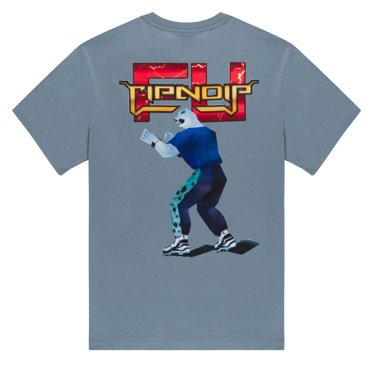 RIPNDIP Fight T-Shirt - Dusty Slate