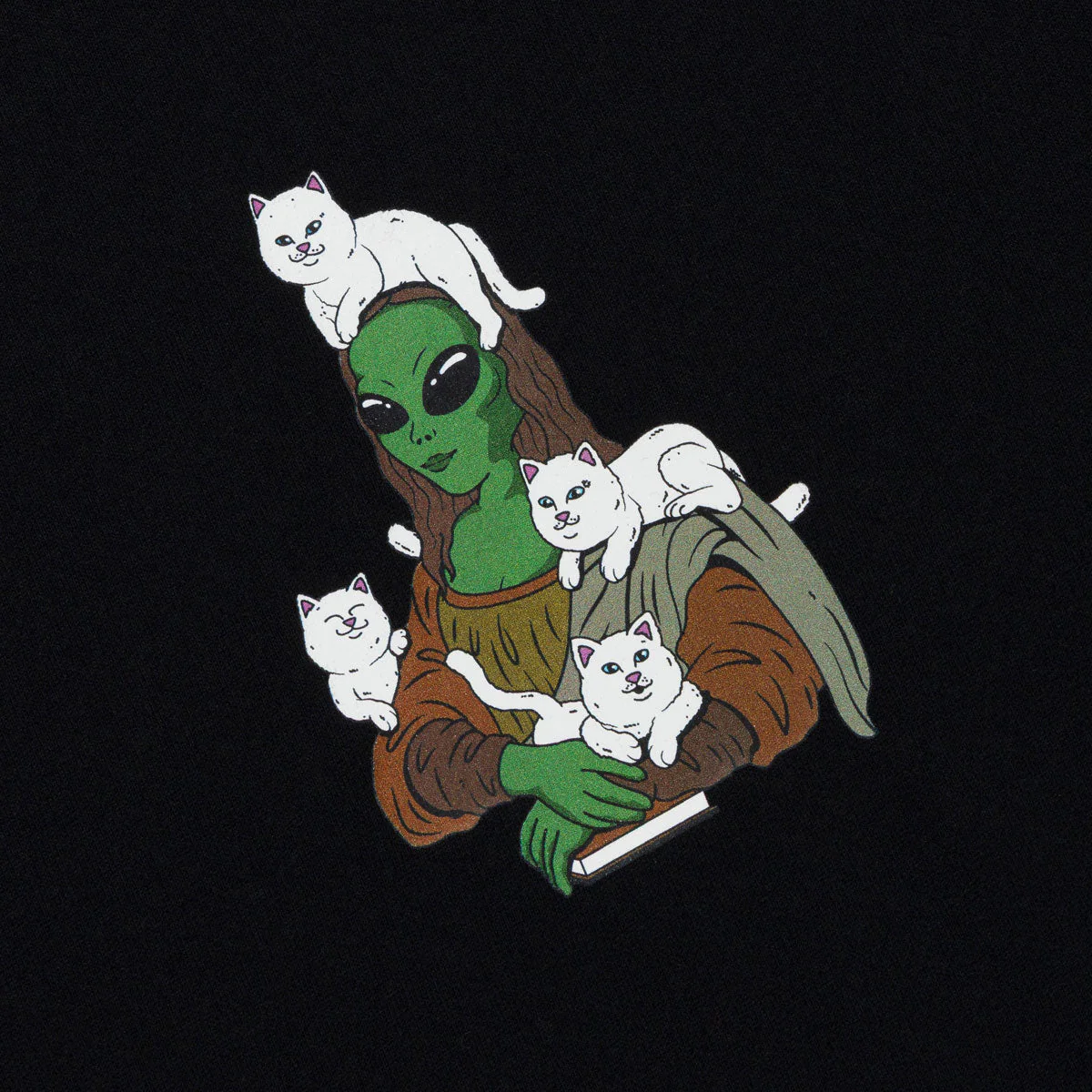 RIPNDIP Here All Along T-Shirt - Black - Image 3