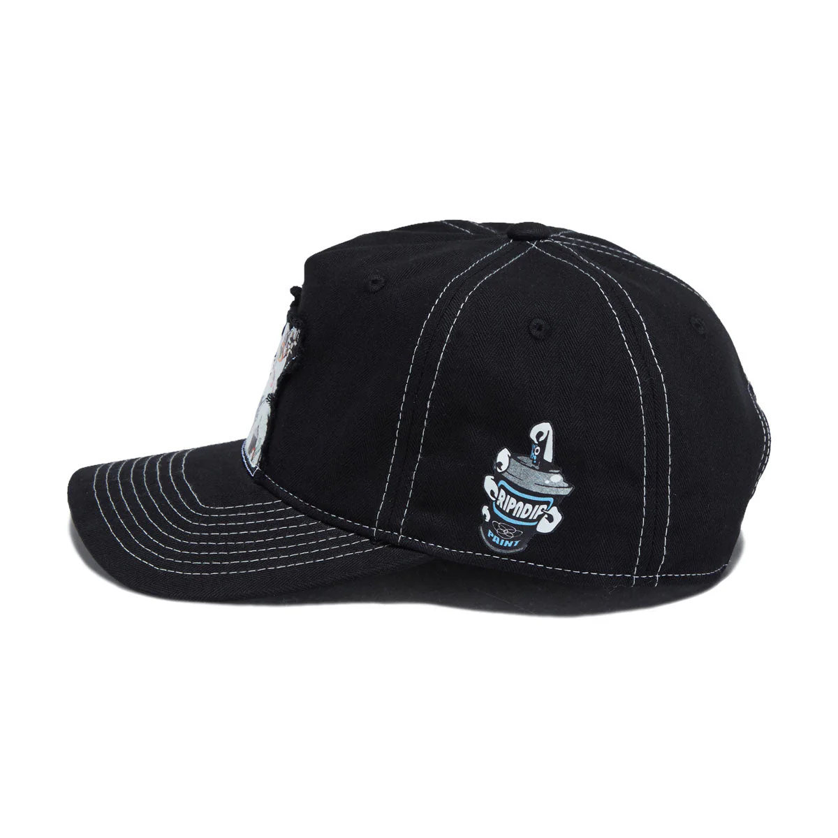 RIPNDIP Lord Nermal Collage Snapback Hat - Black - Image 3