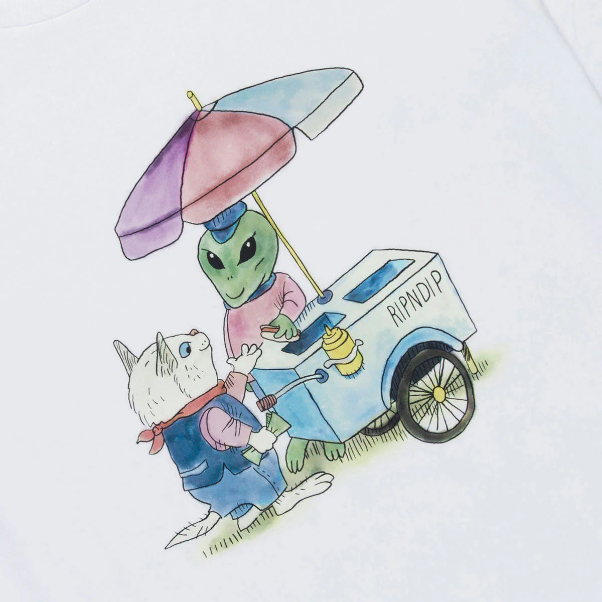 RIPNDIP Nerm Frios T-Shirt - White - Image 2