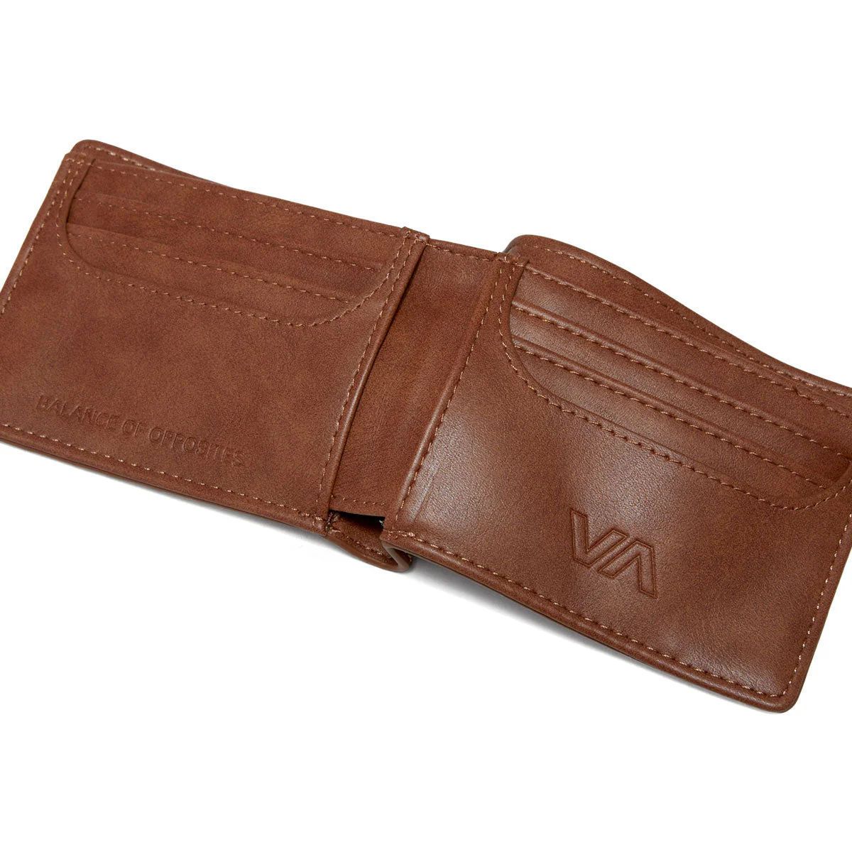 RVCA Coin Flip Wallet - Tan - Image 2