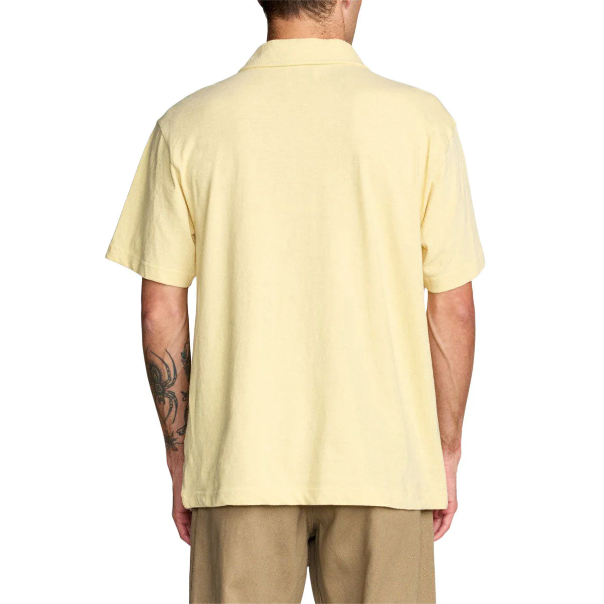 RVCA Cutback Polo Shirt - Butter - Image 2
