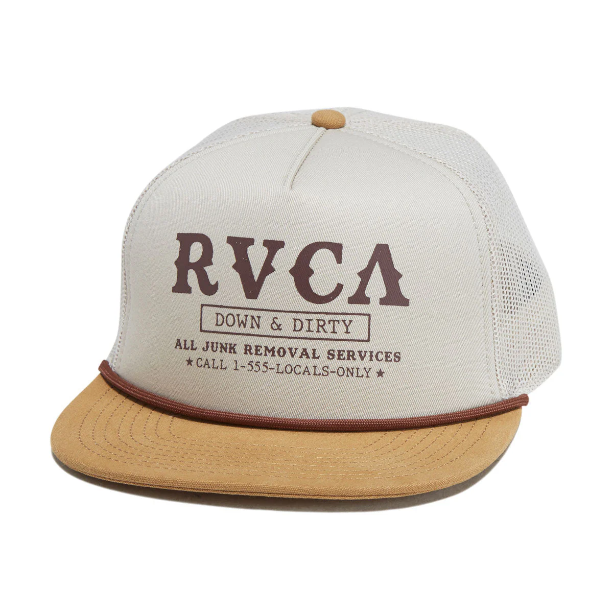 RVCA D & D Trucker Hat - Tan