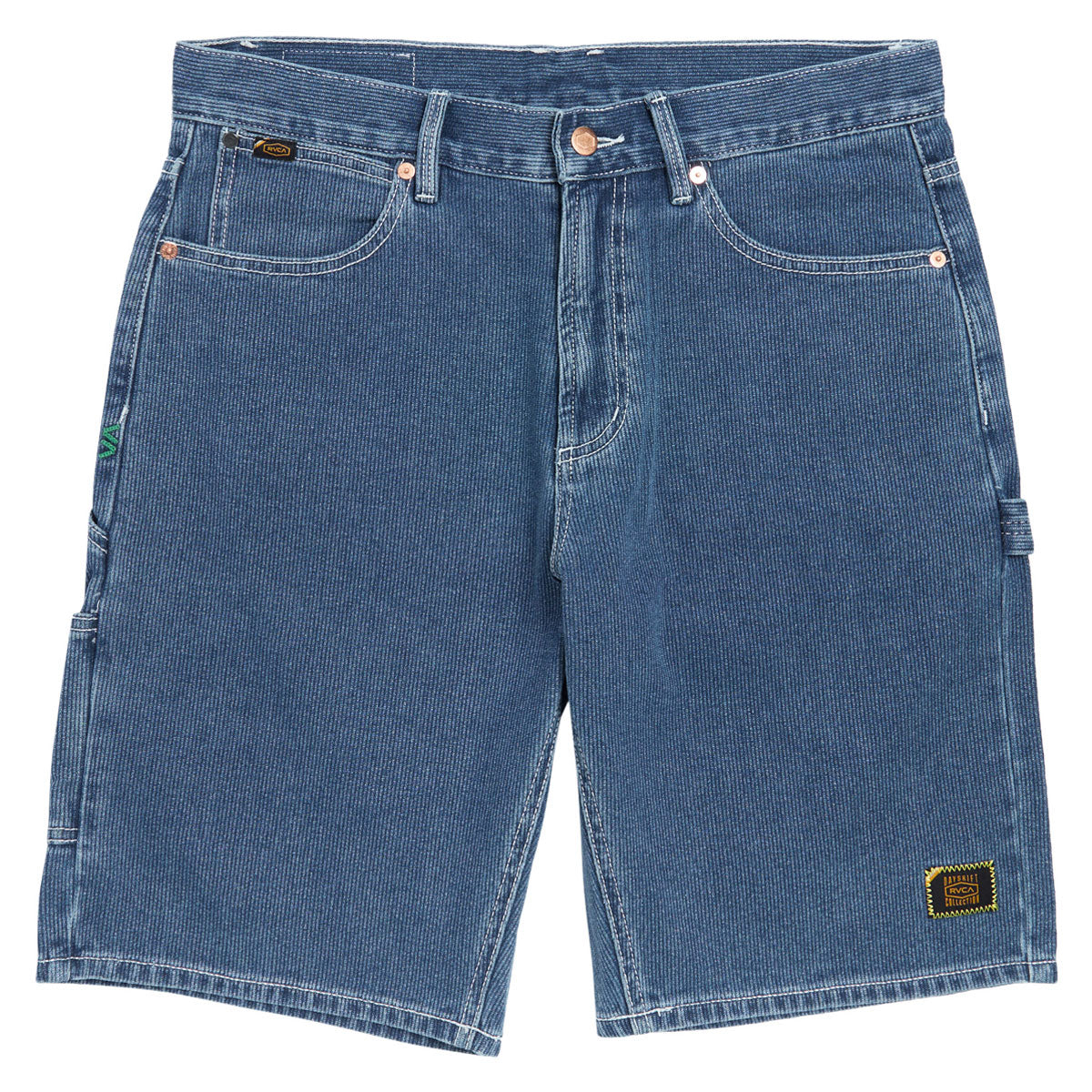 RVCA Dayshift Denim Shorts - Blue Collar - Image 2