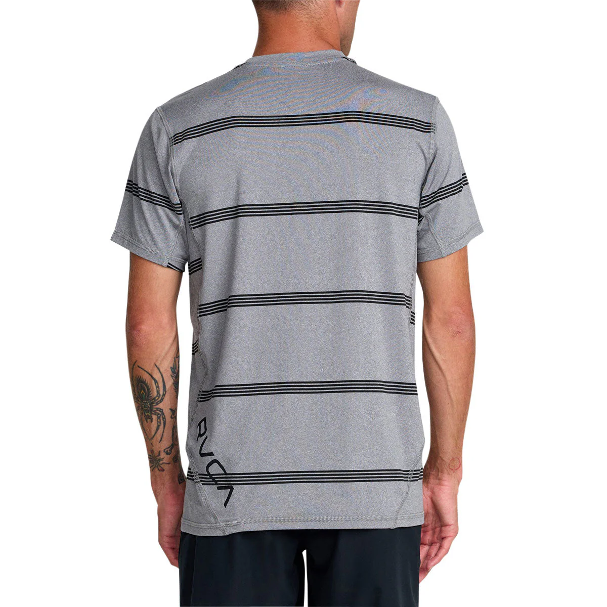 RVCA Sport Vent Stripe Shirt - Heather Grey - Image 2