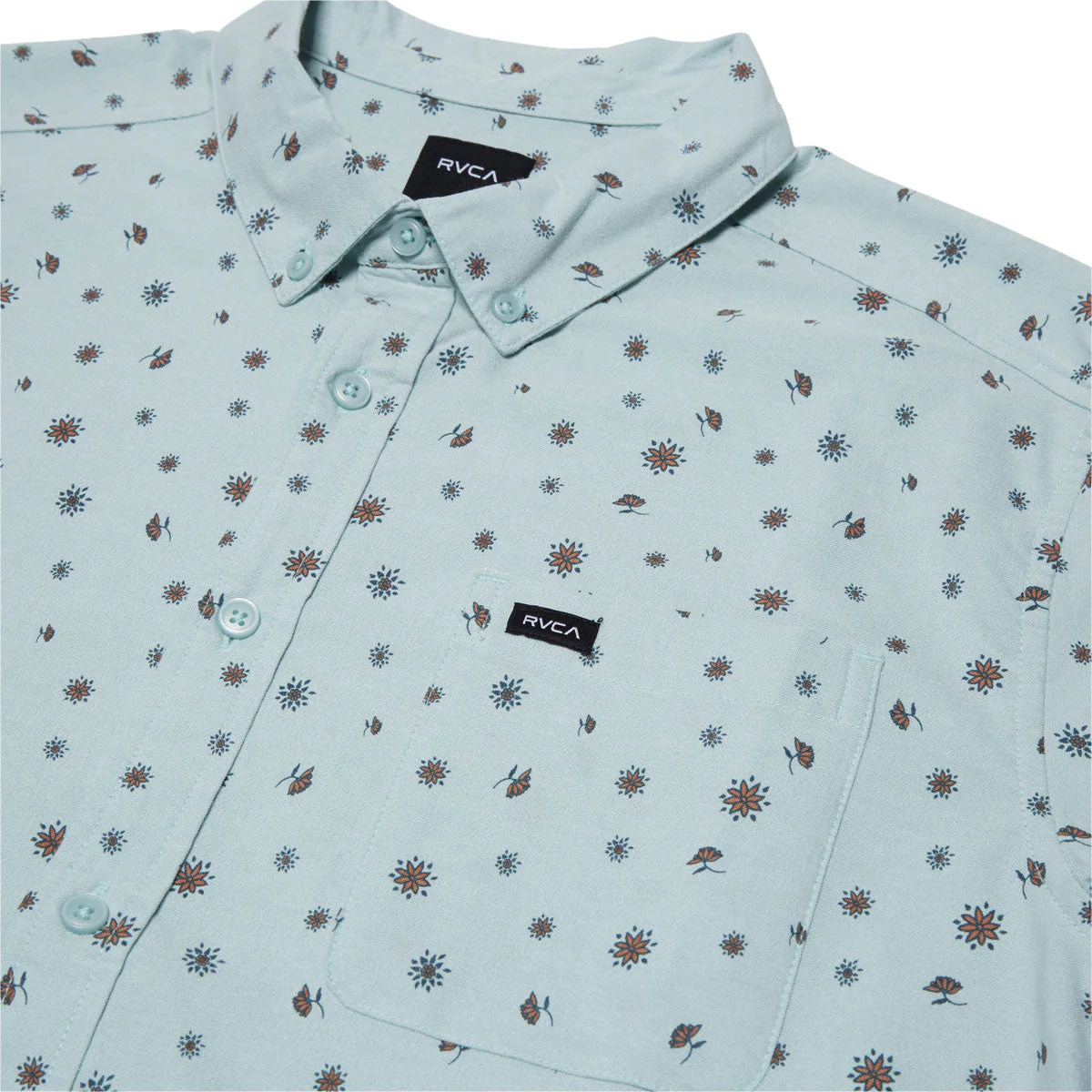 RVCA Thatll Do Print Shirt - Blue Haze - Image 3