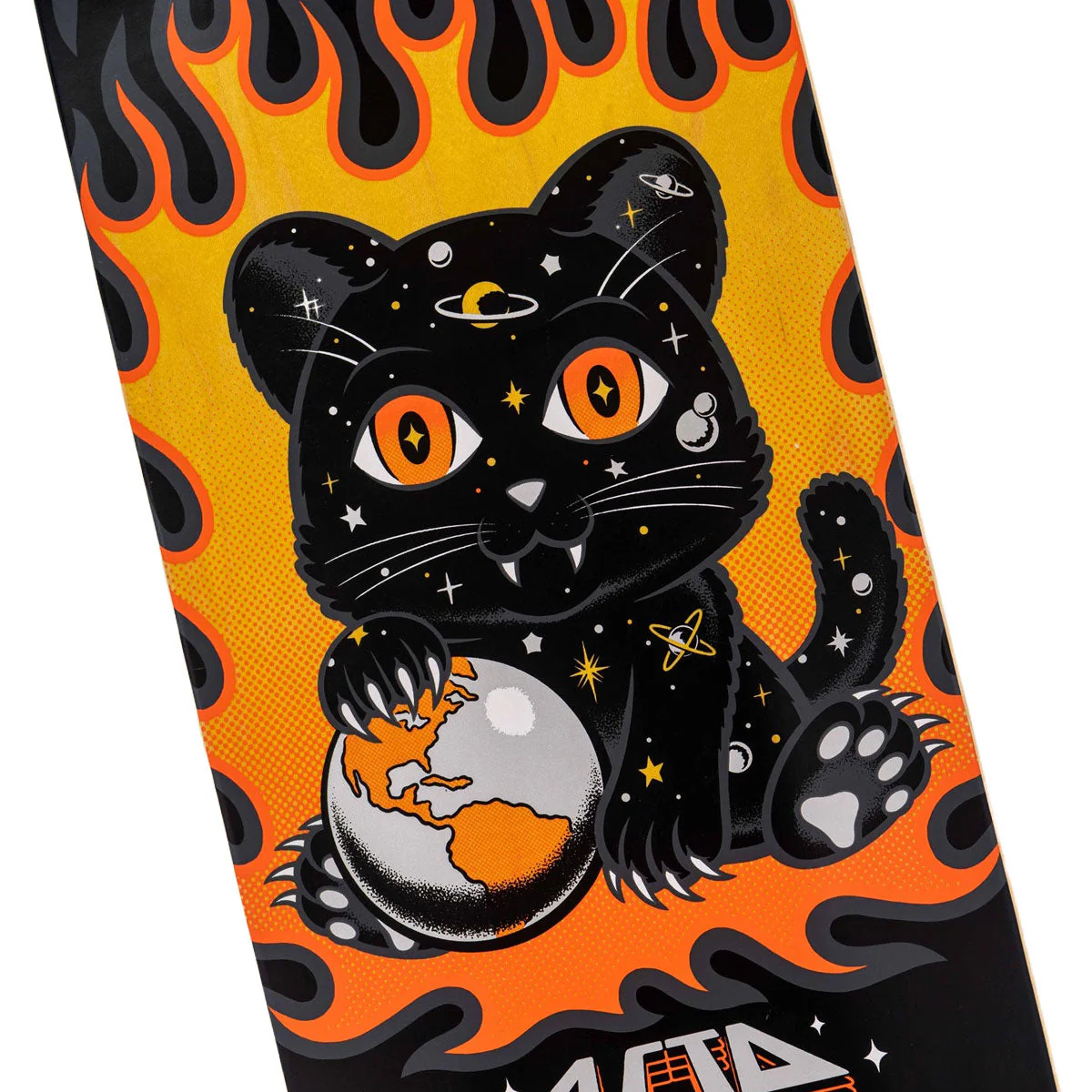 Santa Cruz Asta Space Kitten Twin Pro Skateboard Complete - 8.20" - Image 3
