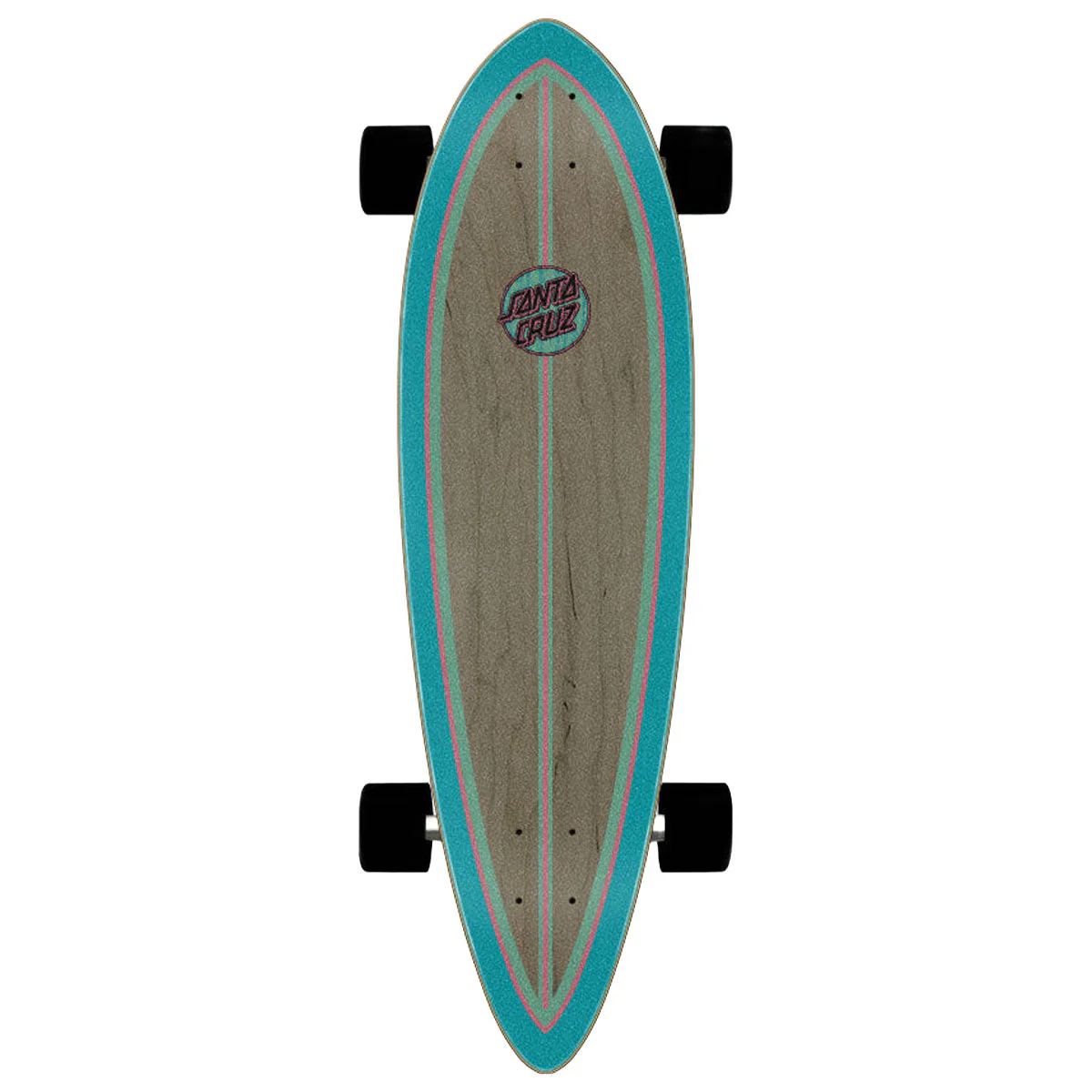 Santa Cruz Cabana Dot Pintail Cruzer Pre-Built Longboard Complete - 9.20" - Image 2