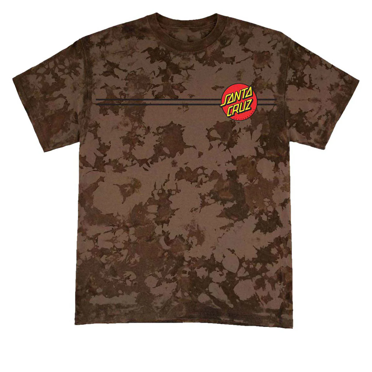 Santa Cruz Classic Dot T-Shirt - Iced Brown