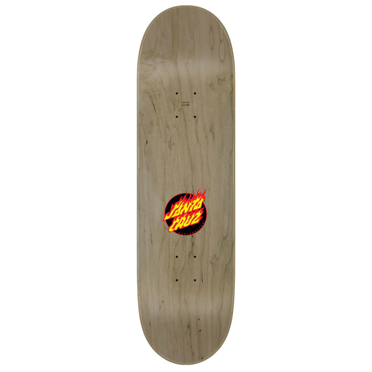 Santa Cruz Flame Dot Skateboard Complete - 7.25" - Image 2