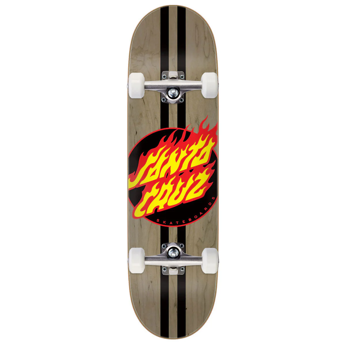 Santa Cruz Flame Dot Skateboard Complete - 8.60"
