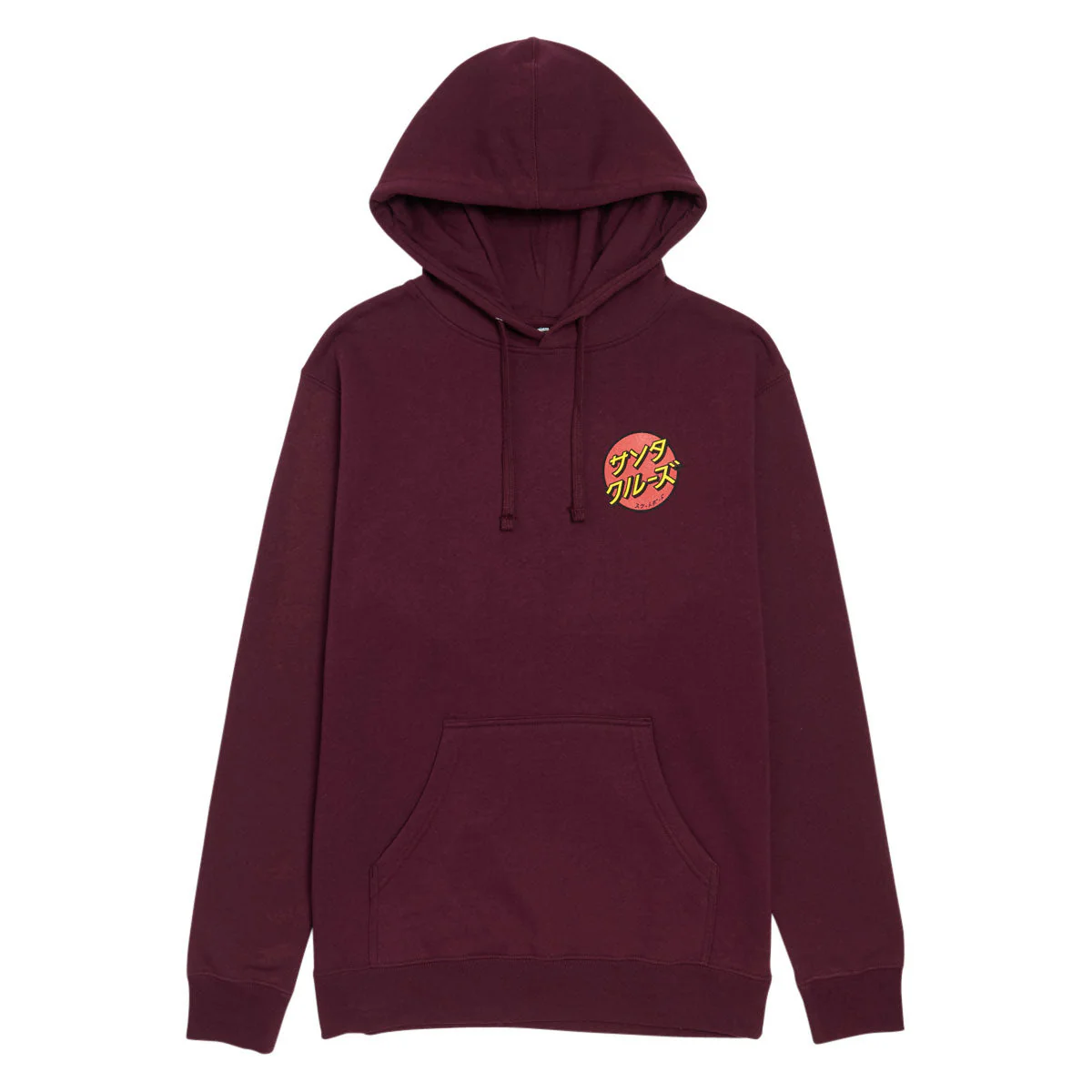 Santa Cruz Katakana Dot Hoodie - Maroon