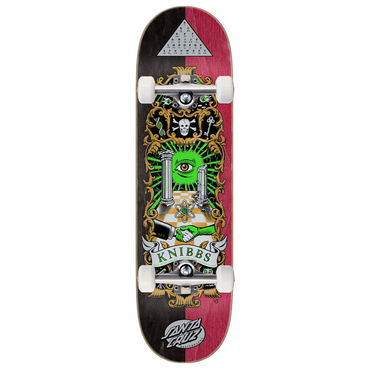 Santa Cruz Knibbs Cryptic II Pro Skateboard Complete - 8.50"