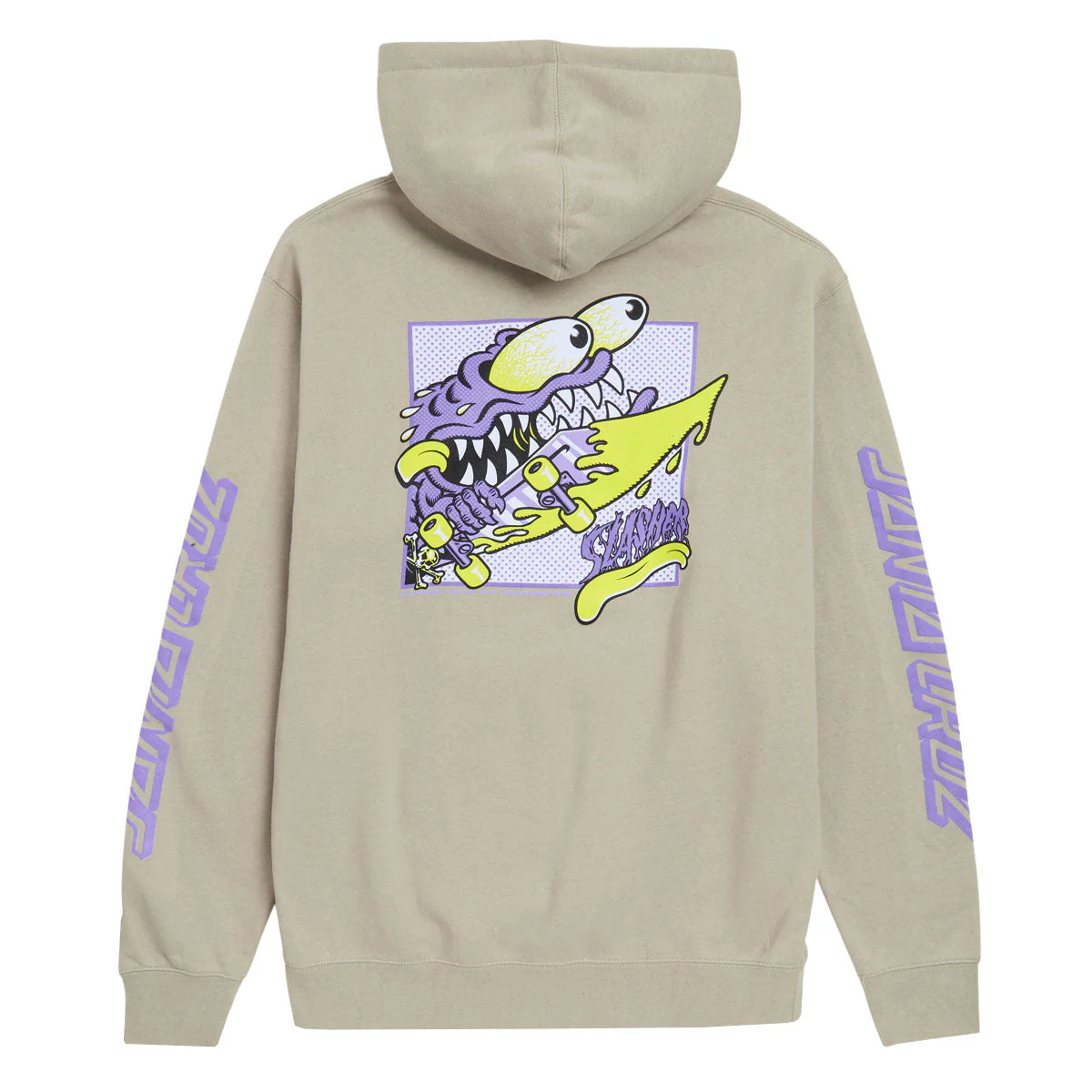 Santa Cruz Meek Slasher Box Hoodie - Cement