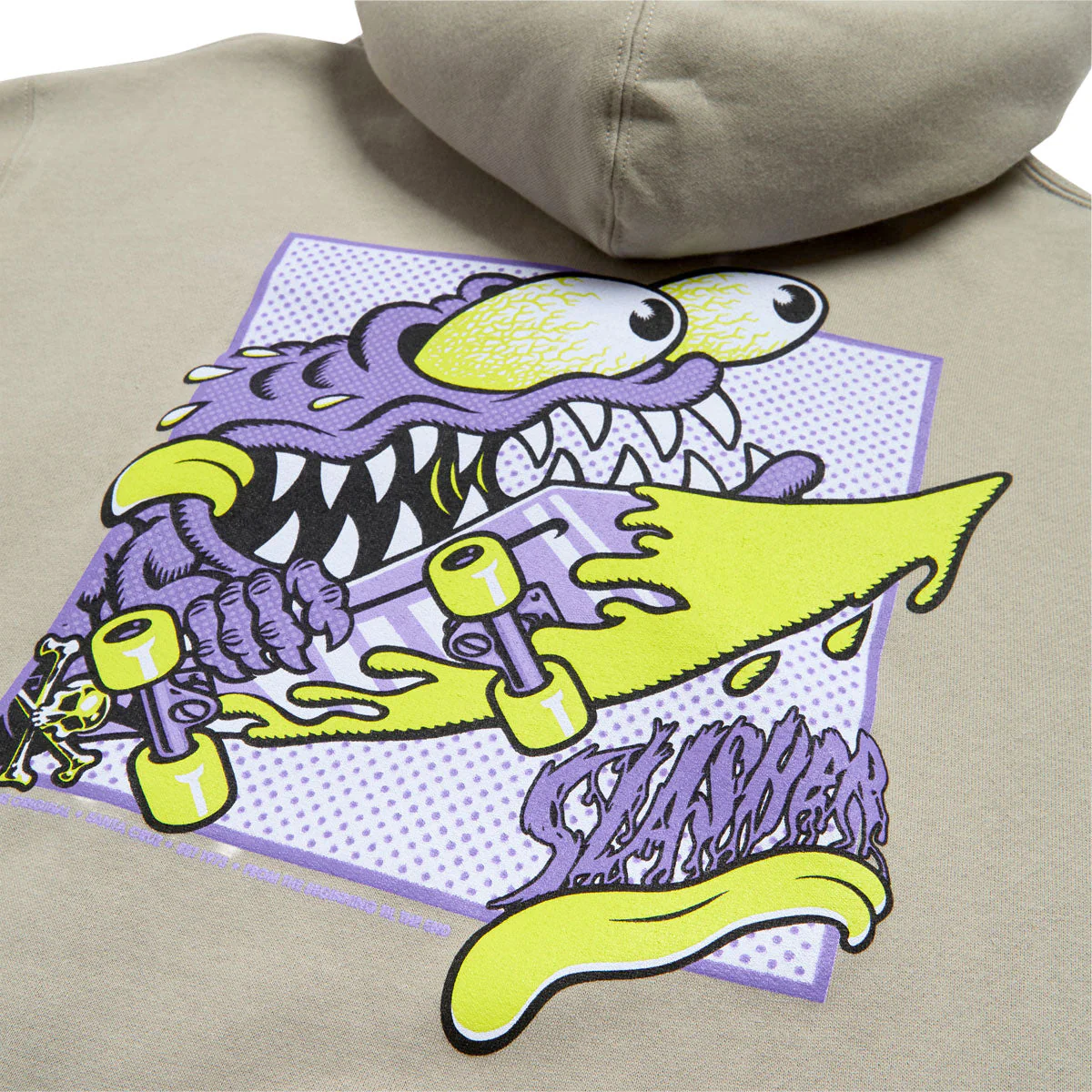 Santa Cruz Meek Slasher Box Hoodie - Cement - Image 4