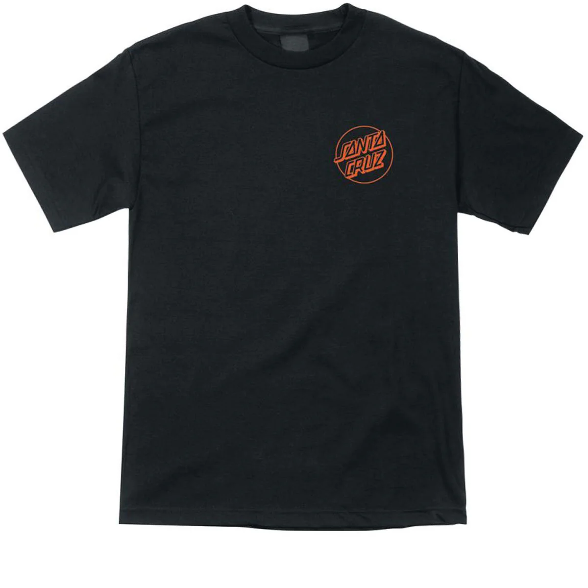 Santa Cruz Opus Dot T-Shirt - Black/Orange