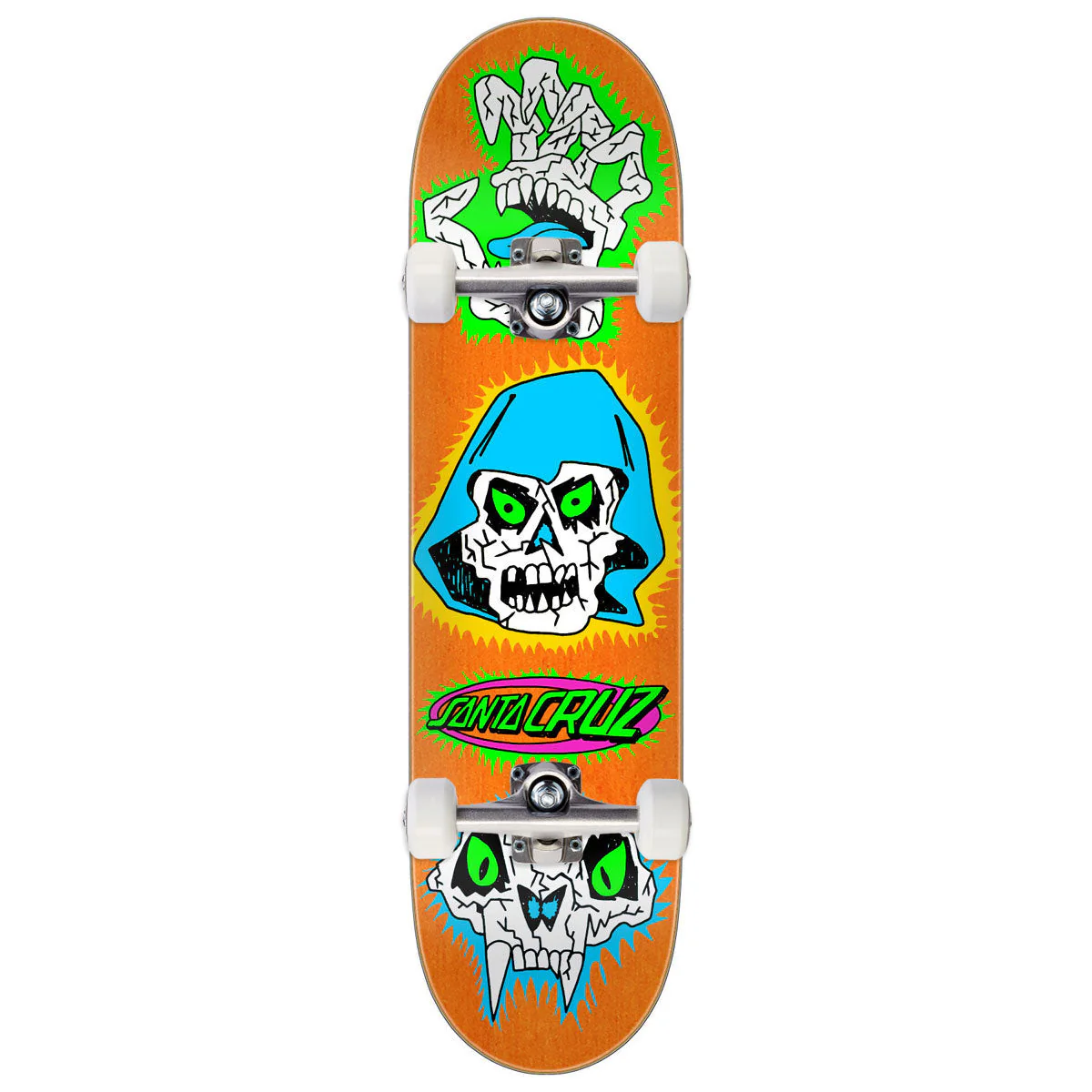Santa Cruz Scribble Head FeelBase Skateboard Complete - 7.75"
