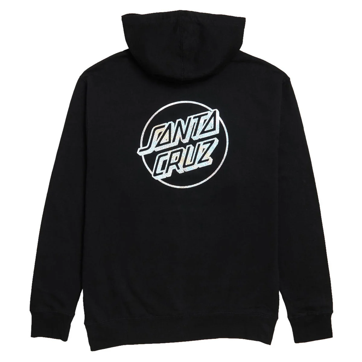 Santa Cruz Womens Opus Dot Relaxed Hoodie - Black/Diamond Foil