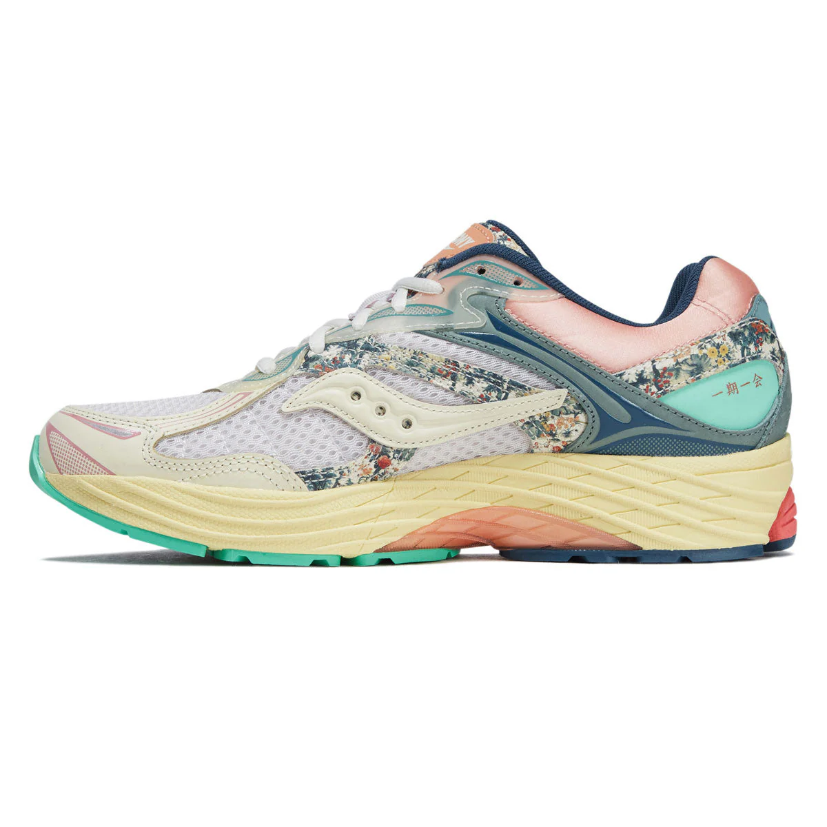 Saucony Progrid Omni 9 Shoes - Beige/Blue - Image 2
