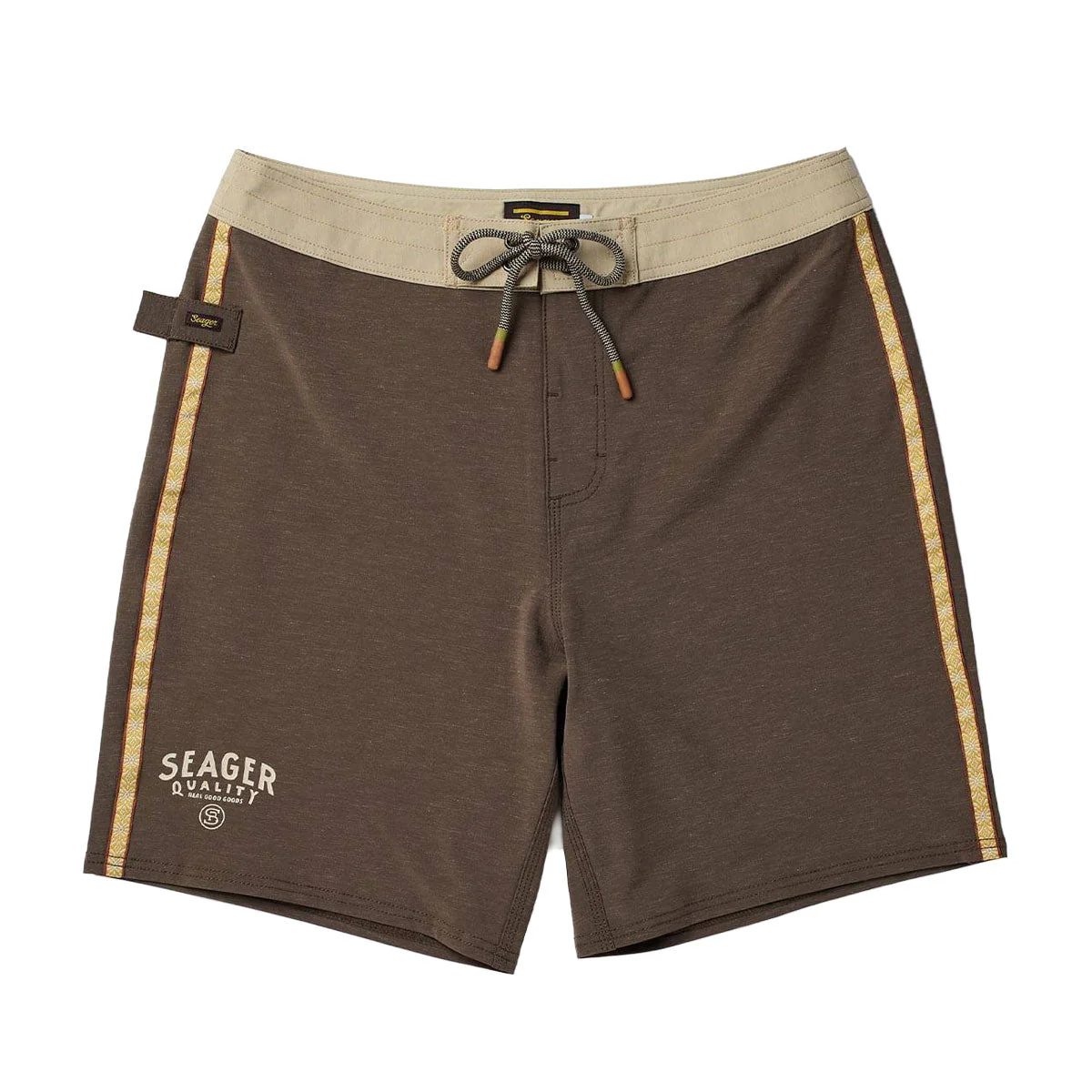 Seager Azteca Boardshorts - Espresso