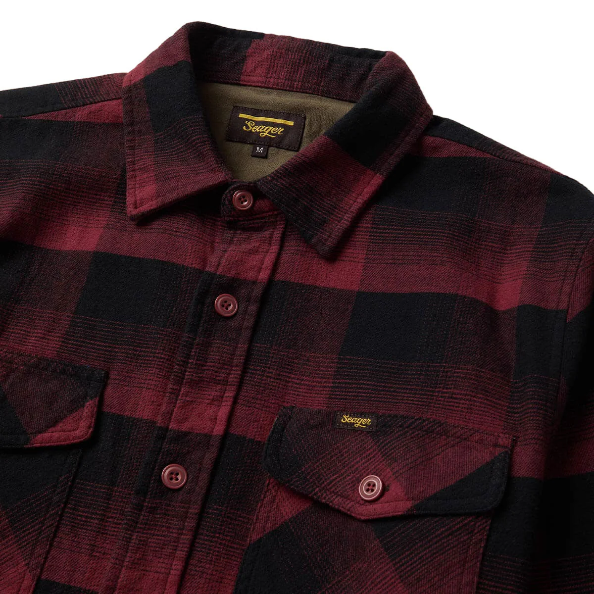 Seager Calico Flannel Shirt - Red Rock Plaid - Image 3
