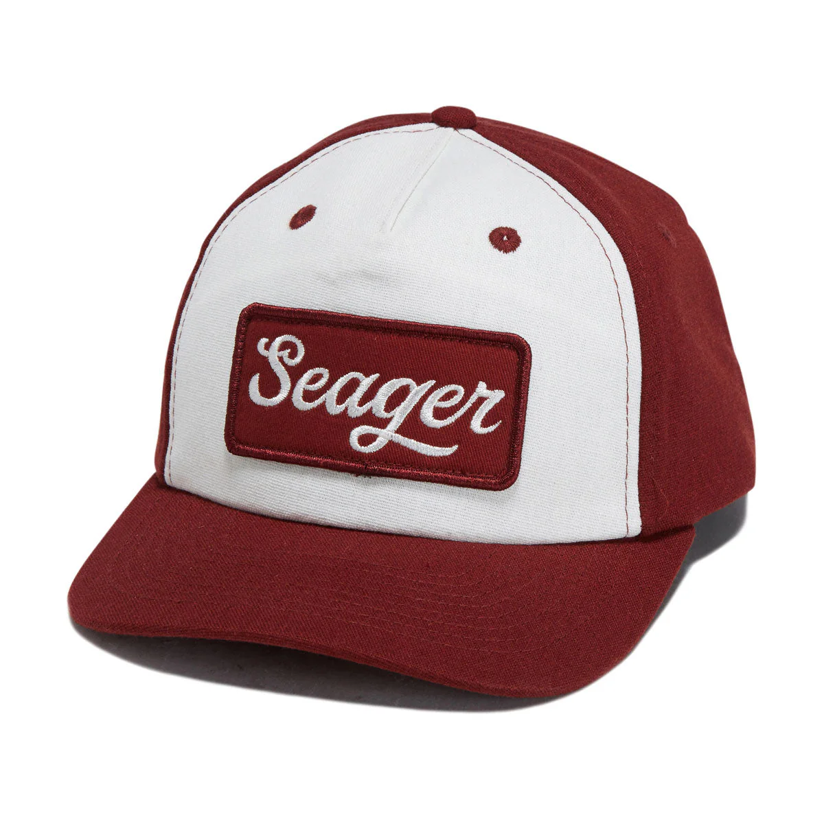 Seager Uncle Bill Snapback Hat - Red/White