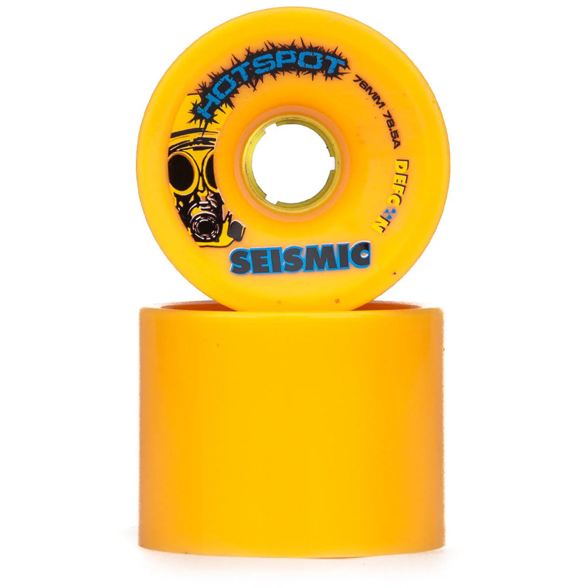 Seismic Hot Spot 78.5a Longboard Wheels - Mango - 76mm - Image 2
