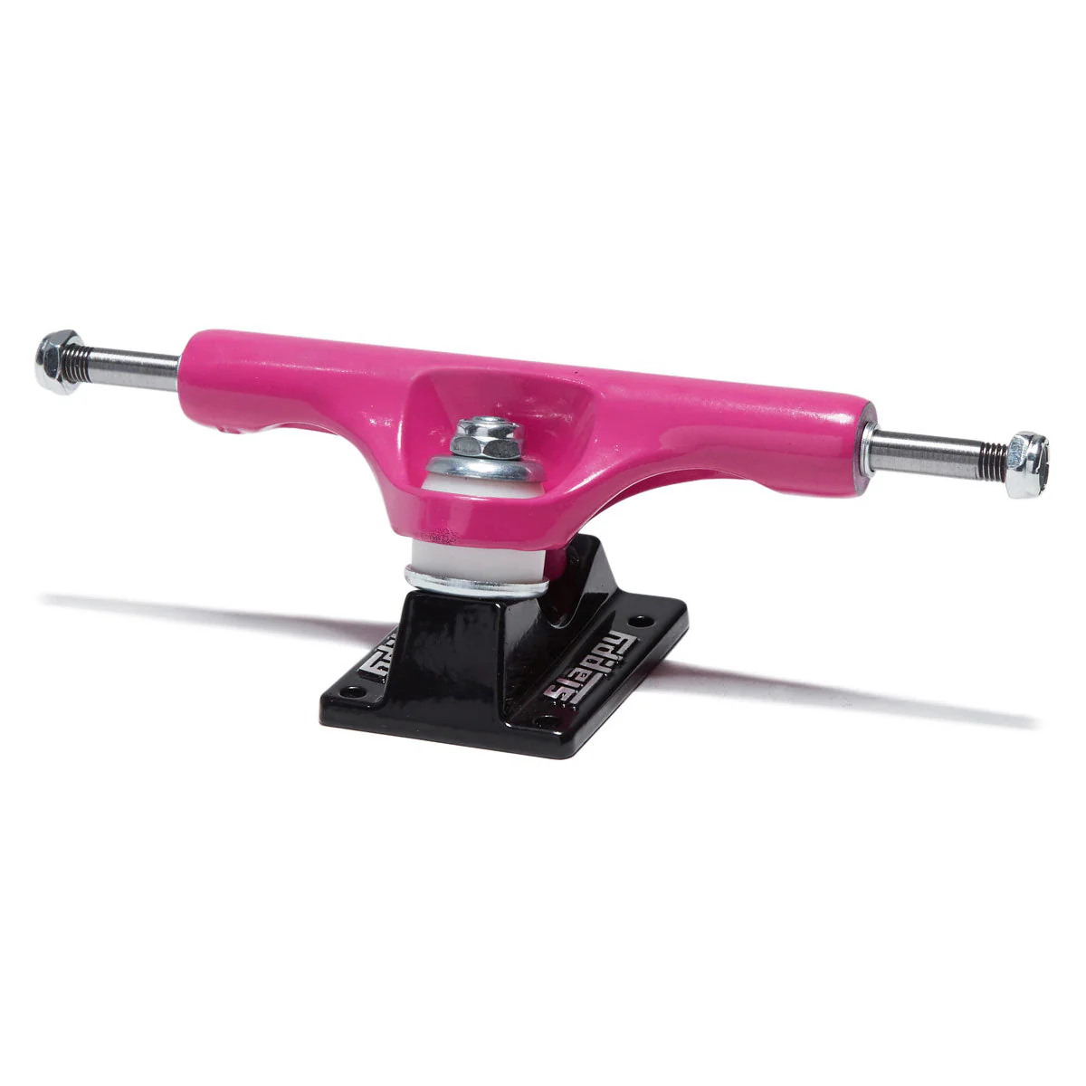 Slappy ST1 Classic Arisa Trew Checker Skateboard Trucks - Pink/Black - 8.25" - Image 2