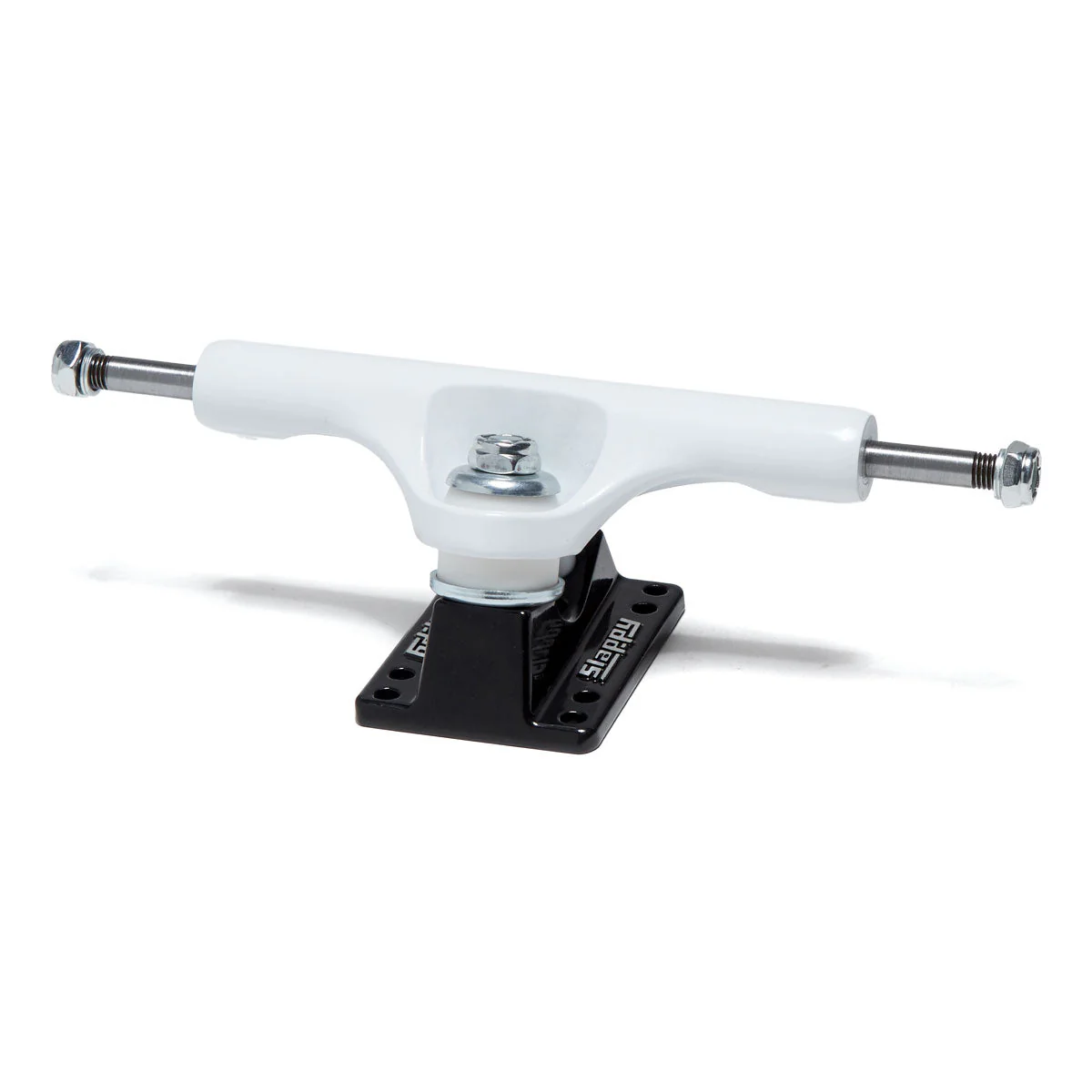 Slappy ST1 Classic Skateboard Trucks - White/Black - 8.50" - Image 2