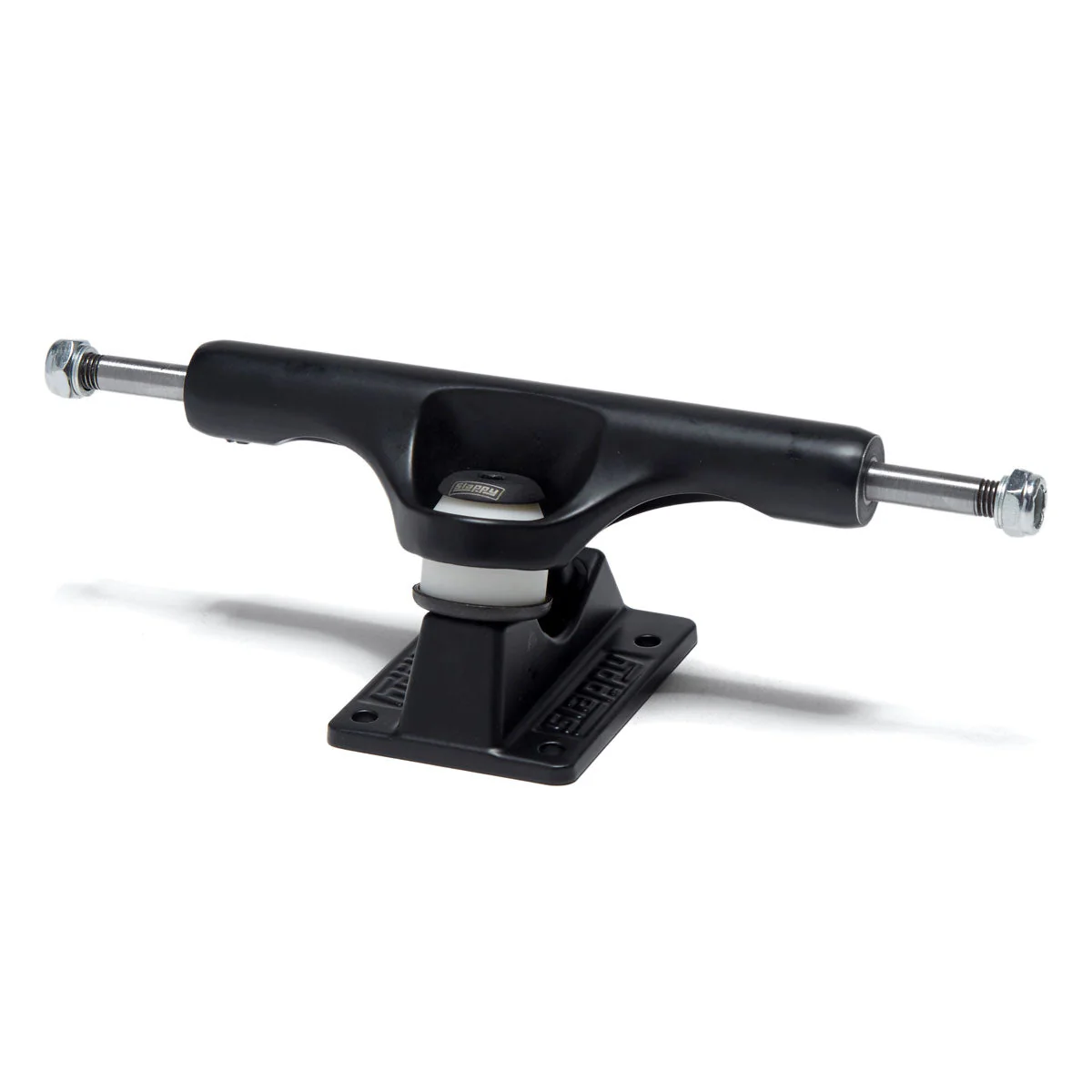 Slappy ST1 Inverted Hollow Lights Ultra Low Kingpin Skateboard Trucks - Matte Black/Black Gold - 8.25" - Image 2