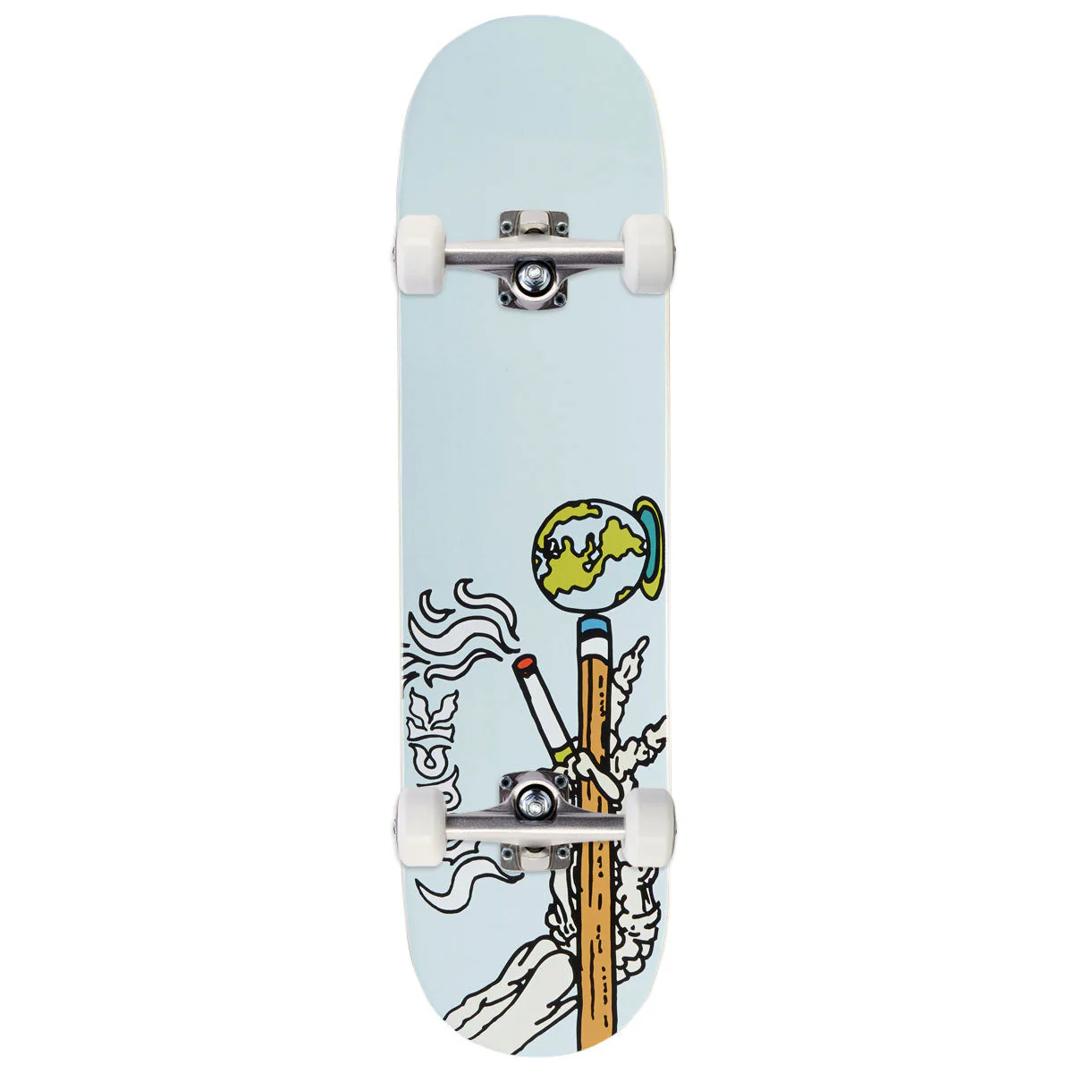 Snack Last Game Skateboard Complete - Sky Blue - 8.00"