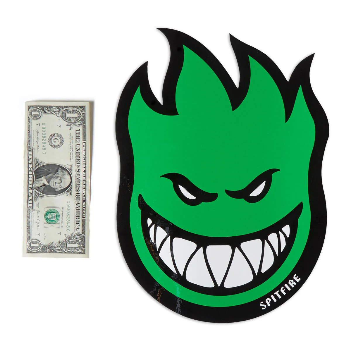 Spitfire Bighead LG Sticker - Green - Image 2