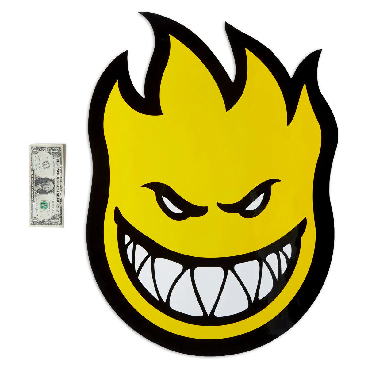 Spitfire Bighead XL Sticker - Yellow