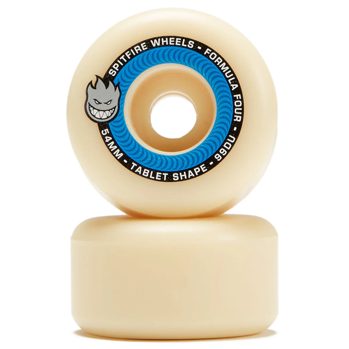 Spitfire F4 99 Tablet Skateboard Wheels - Natural - 54mm - Image 2